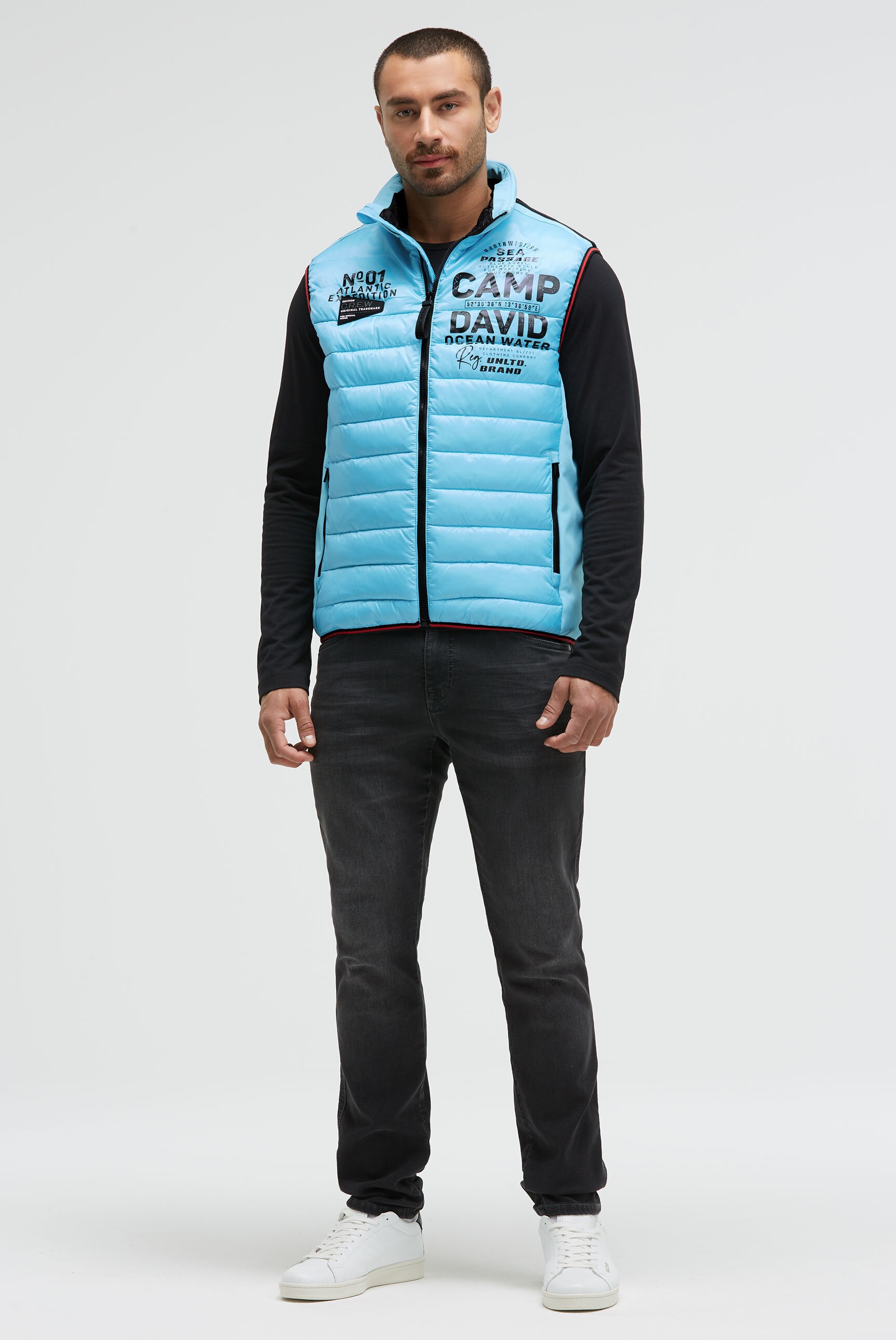 Thumbnail - CAMP DAVID Steppweste, mit Windfangleiste