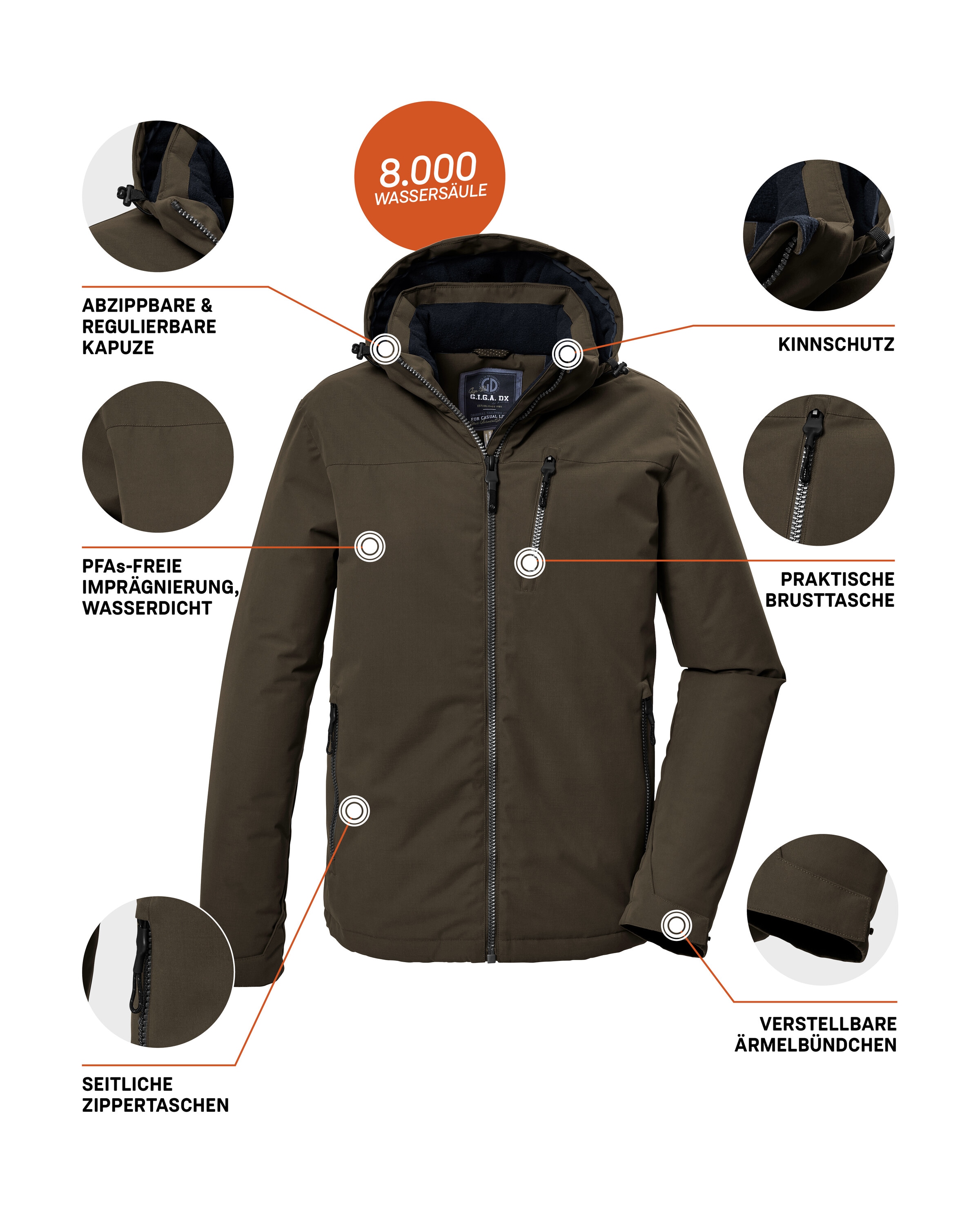 G.I.G.A. DX by killtec Funktionsjacke »GW 64 MN JCKT«