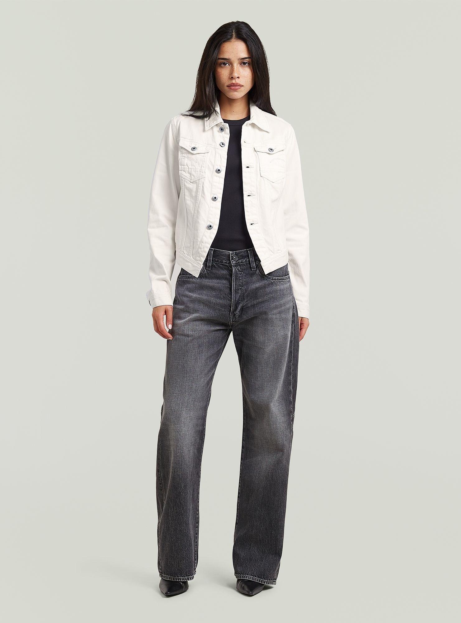 G-STAR Jeansjacke »Pitched Hem Slim Jacke«