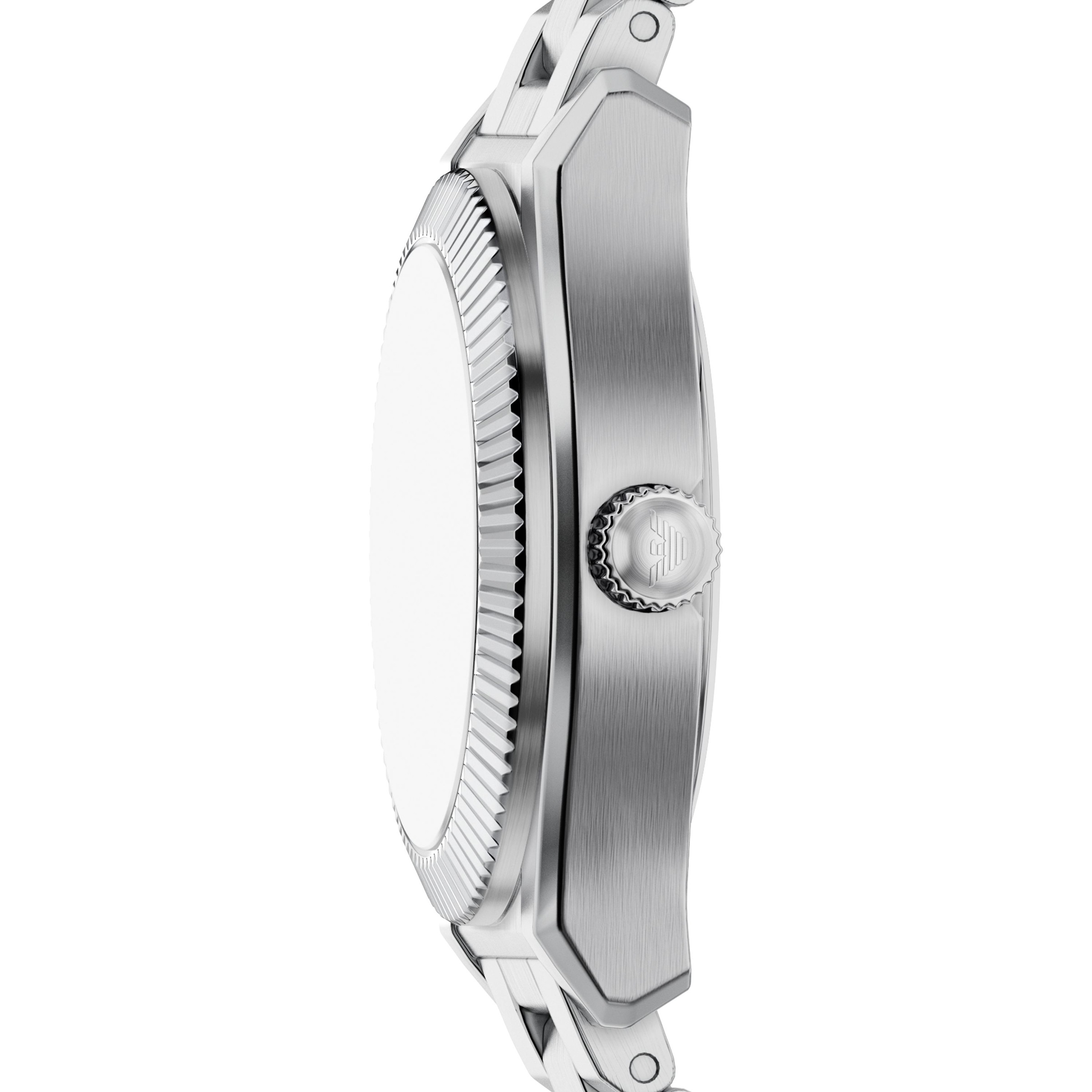 Emporio Armani Quarzuhr Armbanduhr, Damenuhr, Edelstahlarmband, analog, Tag, Achat