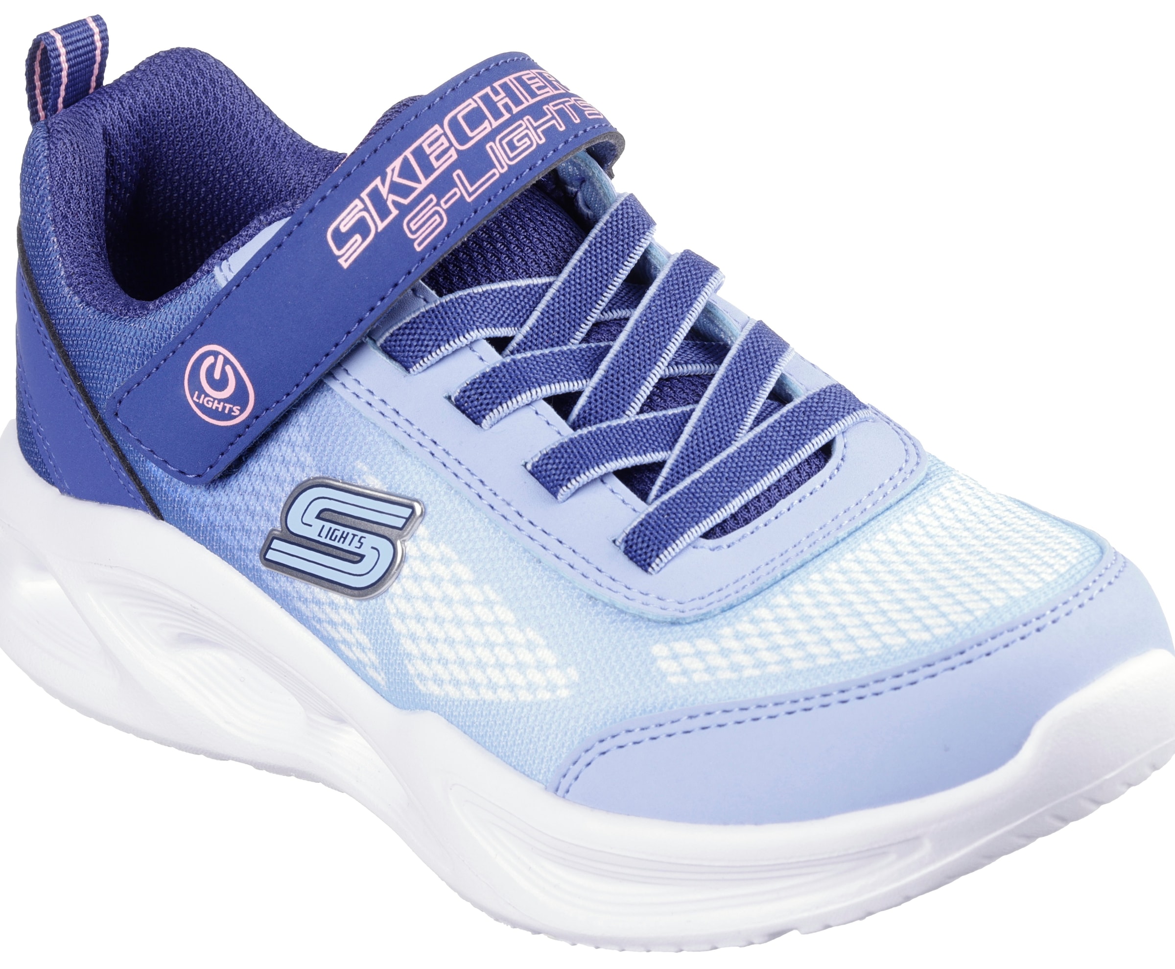 Sneaker »SKECHERS SOLA GLOW«, Blinkschuh, LED Schuh, Klettschuh mit blinkender Sohle