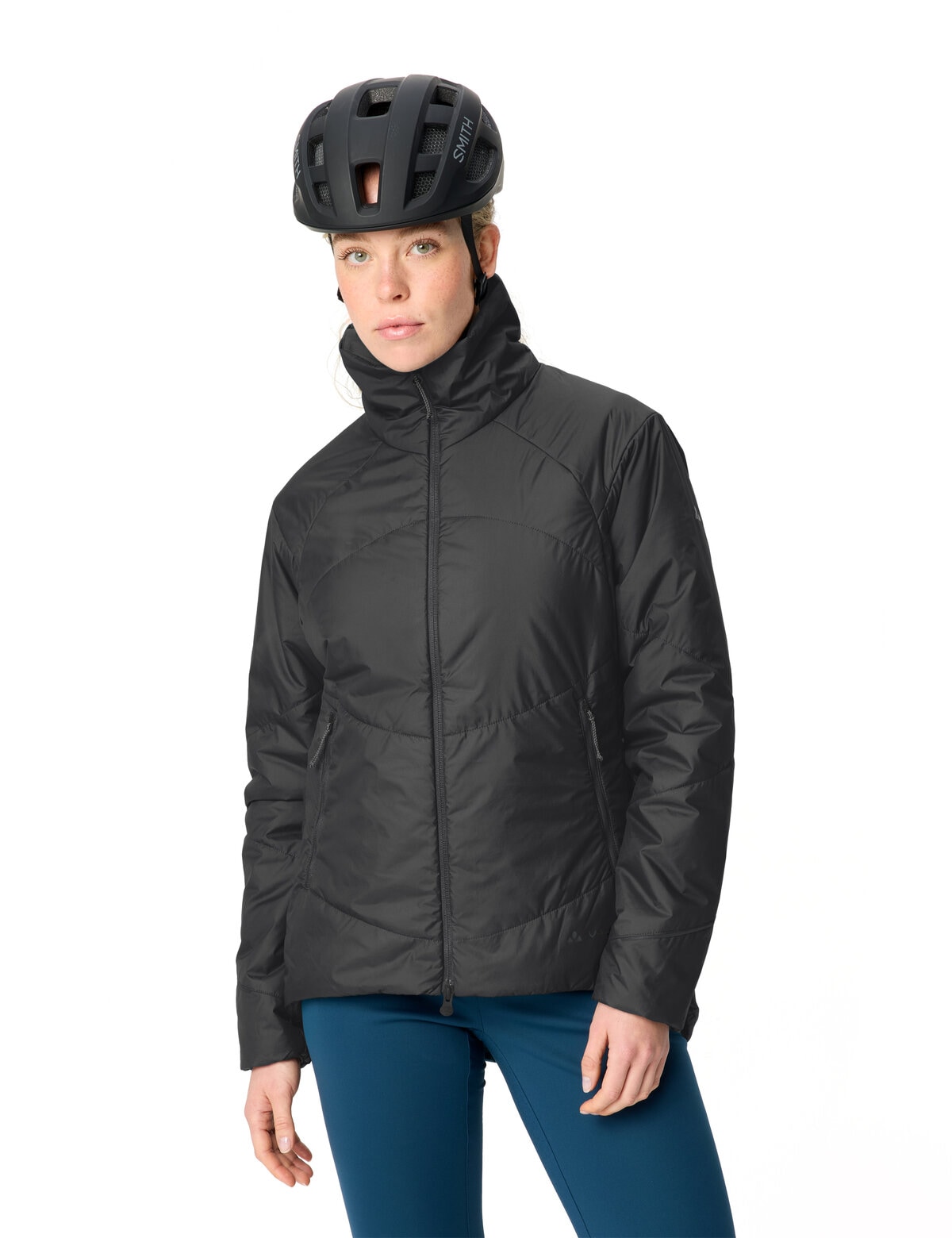 VAUDE Fahrradjacke »WOMEN'S WINTRY INSULATION JACKET« sportlicher Stil, mit PrimaLoft®-Wattierung, hoher Stehkragen
