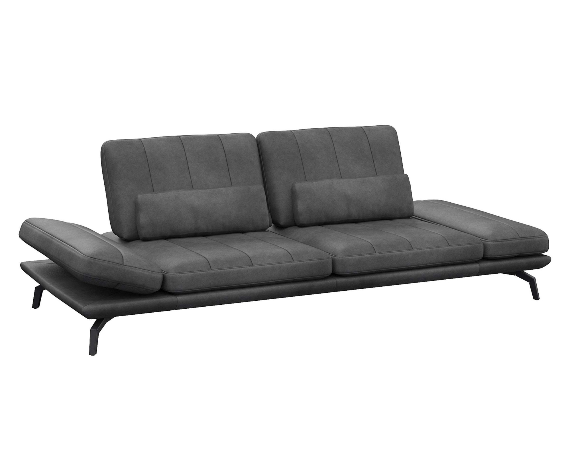 FLEXLUX 3-Sitzer »Tropea Funktionssofa, Designsofa, Relaxfunktion, TV-Couch,«, mit Armteilverstellung sowie Sitztiefenverstellung, Breite 252 cm