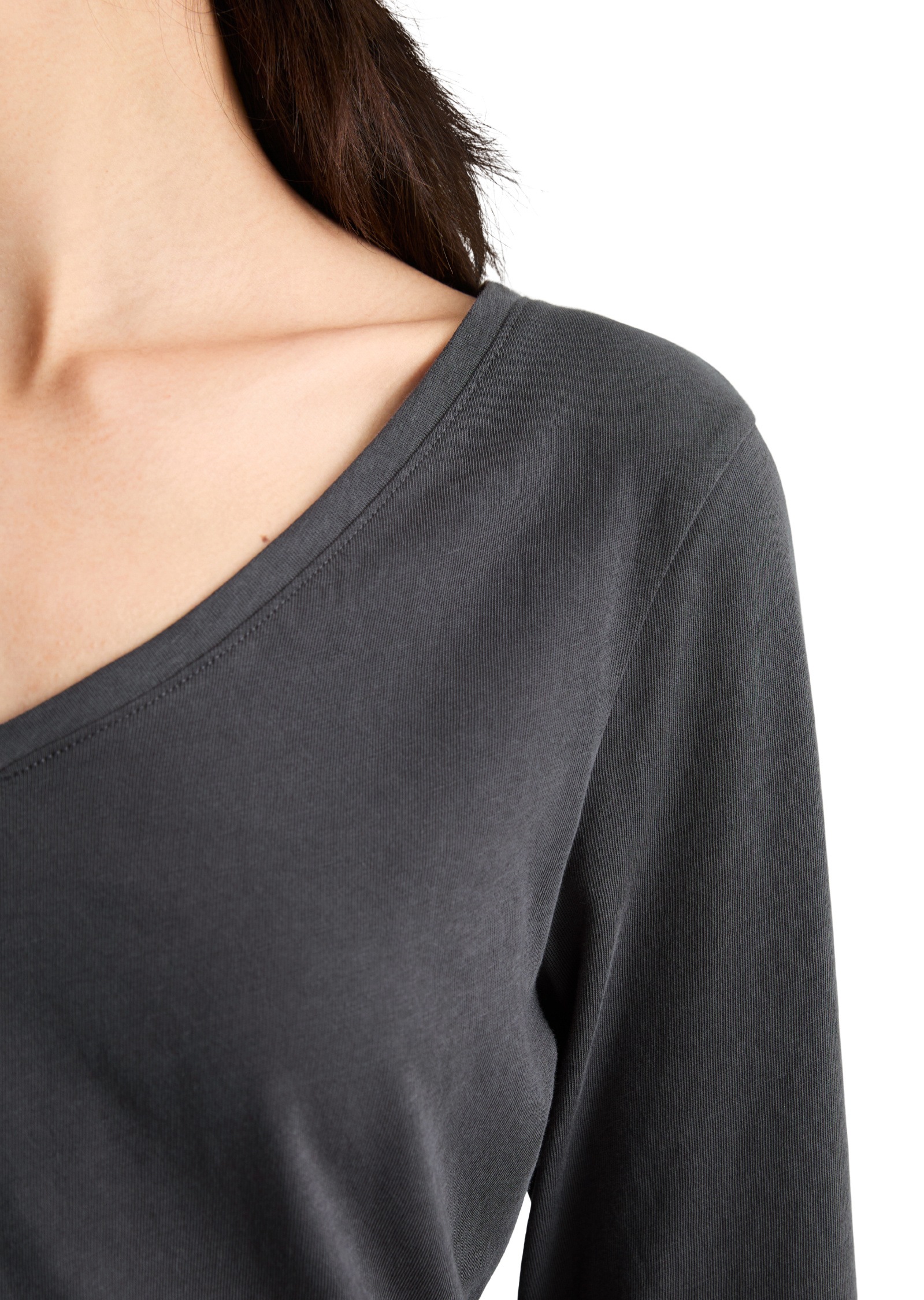 Marc O'Polo DENIM Langarmshirt »aus Loose Knit Jersey«