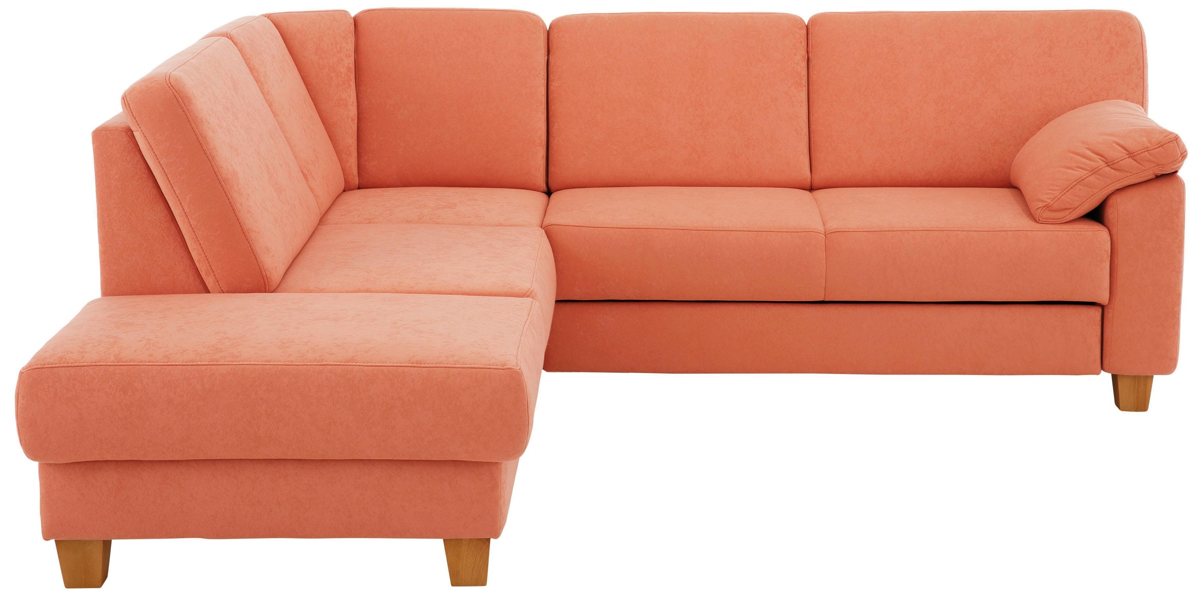 Home affaire Ecksofa "Belfort L-Form" mit Federkern, wahlweise mit Schlaffunktion und Stauraum