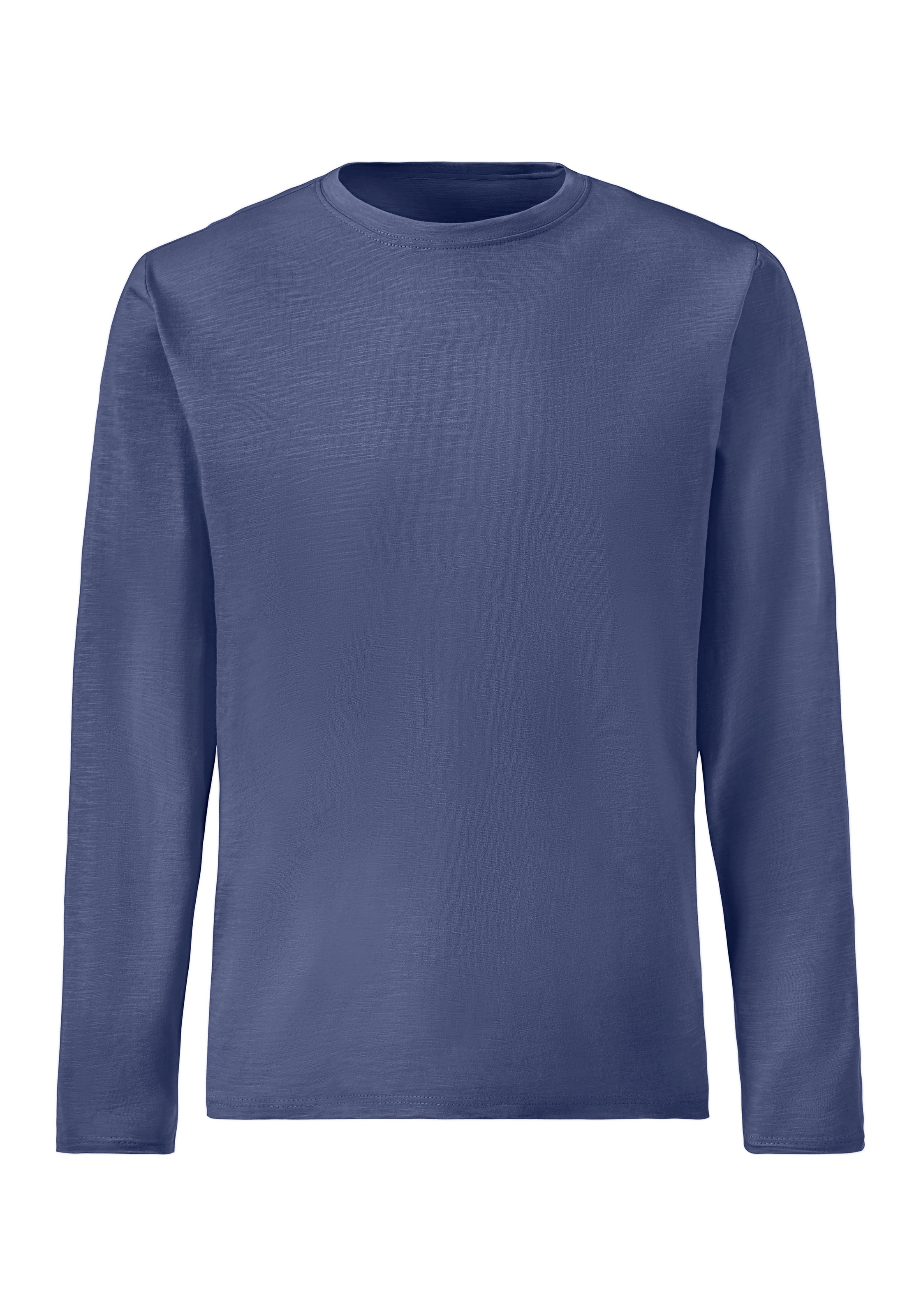 John Devin Langarmshirt »mit Slub-Garn Struktur« 2er-Pack,  Longsleeve aus leichter, strukturierter Baumwollqualität