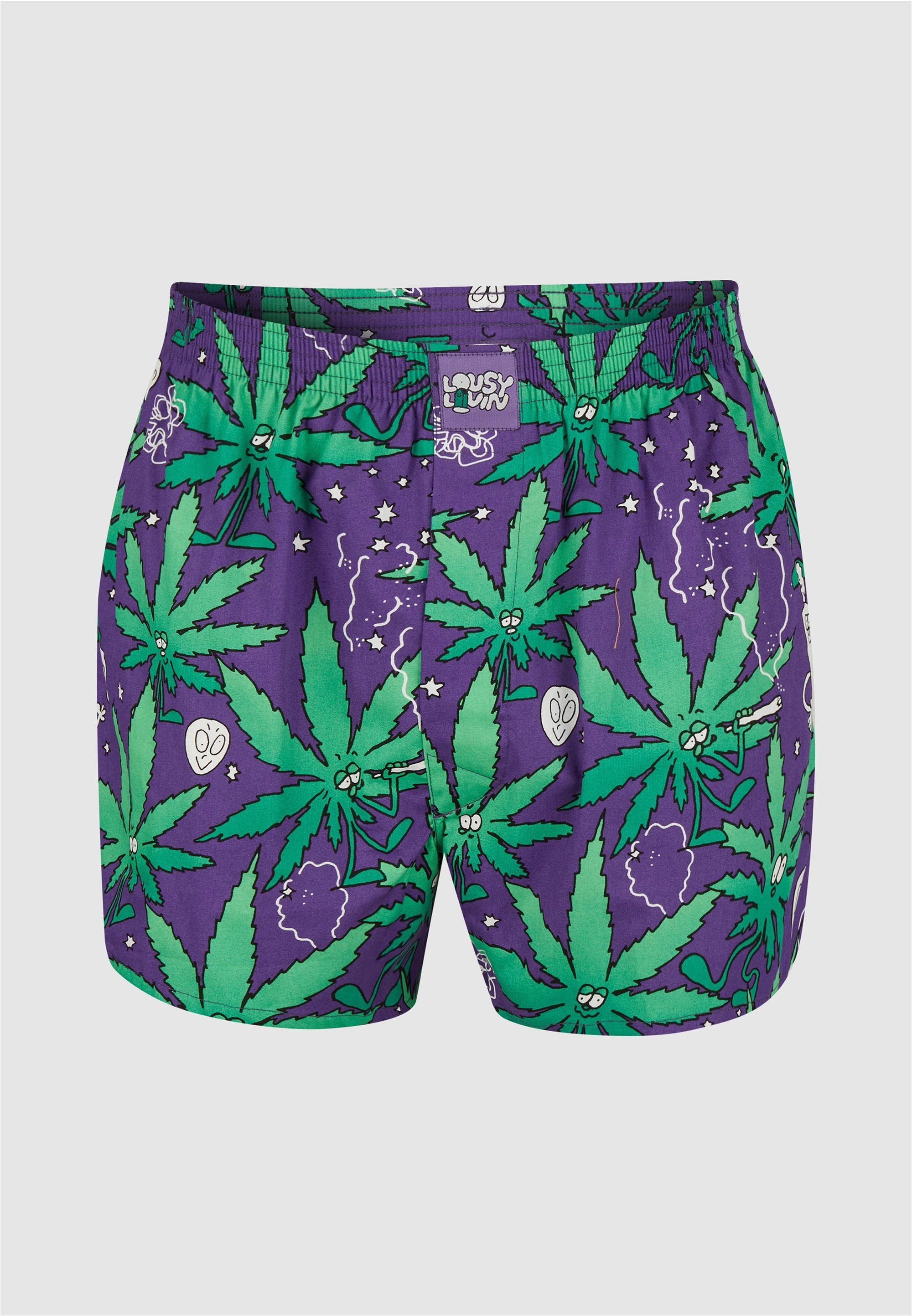 Lousy Livin Boxershorts »Weedy & Broccoli«, mit buntem Design