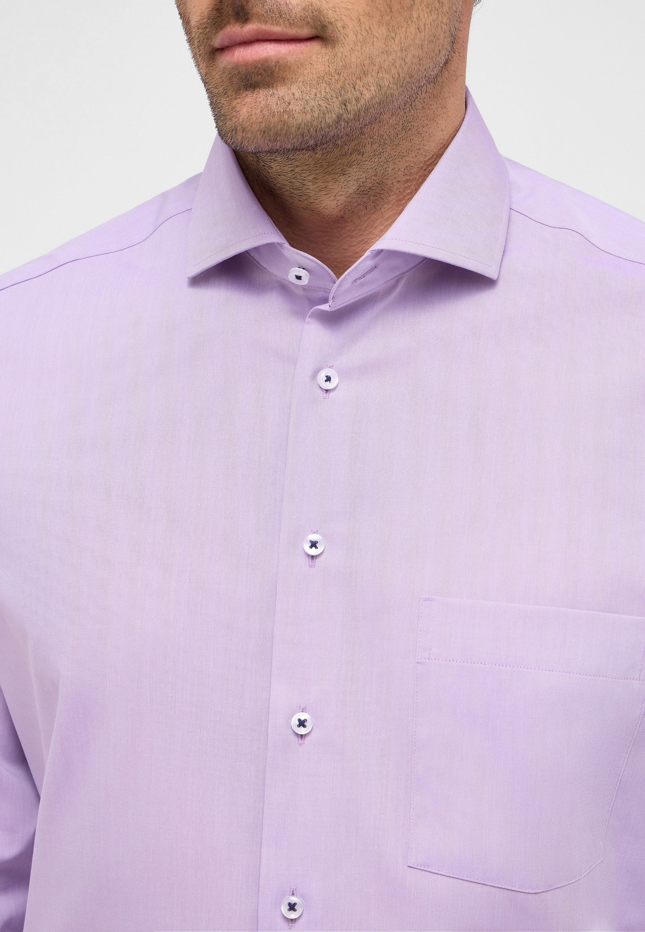 Eterna Langarmhemd »MODERN FIT«, NON IRON (bügelfrei)