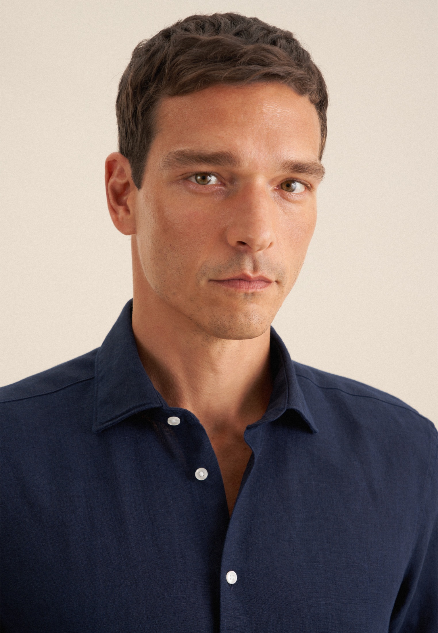 Thumbnail - seidensticker Businesshemd "Regular" Regular 1/1 Kentkragen Uni