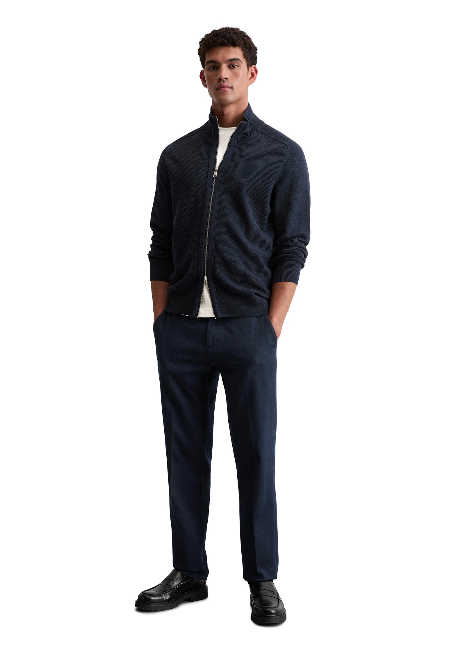 Marc O'Polo Cardigan »aus feinem Bio-Baumwoll-Piqué«