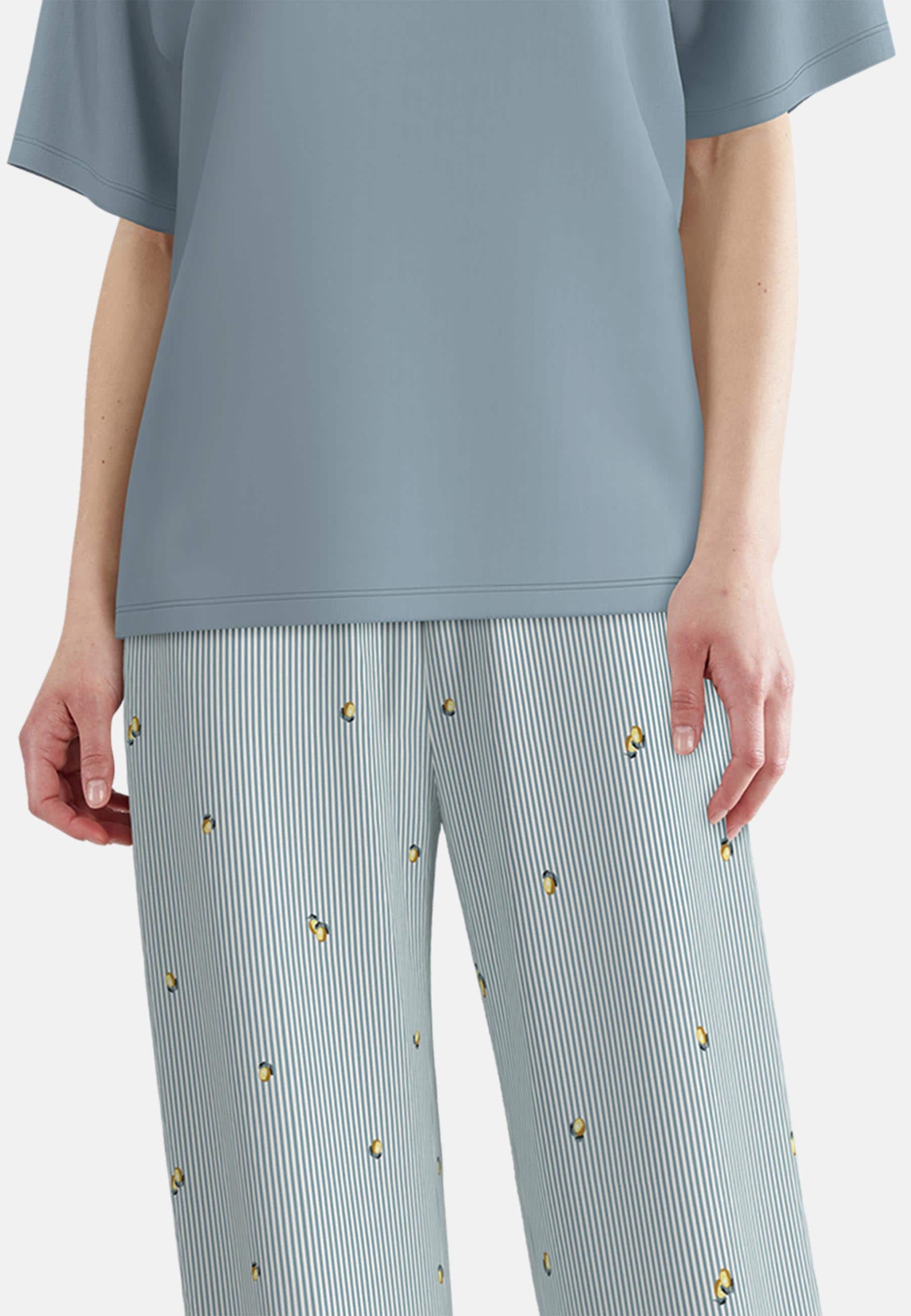 TOM TAILOR Pyjama atmungsaktiv, Viskosemix