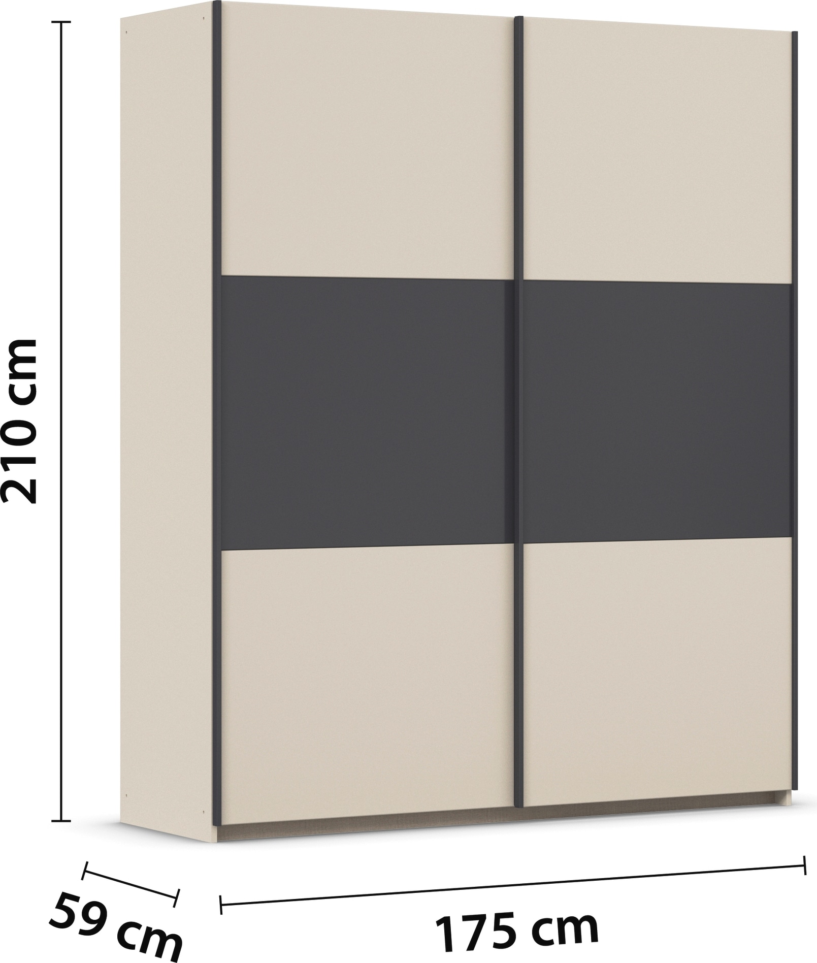 rauch Schwebetürenschrank »Kleiderschrank Schrank Garderobe Garderobenschrank Wäscheschrank NEO« in 3 verschiedenen Ausstattungen BASIC/CLASSIC/PREMIUM,  mit großzügigem Stauraum und vielfältigen Farbkombinationen