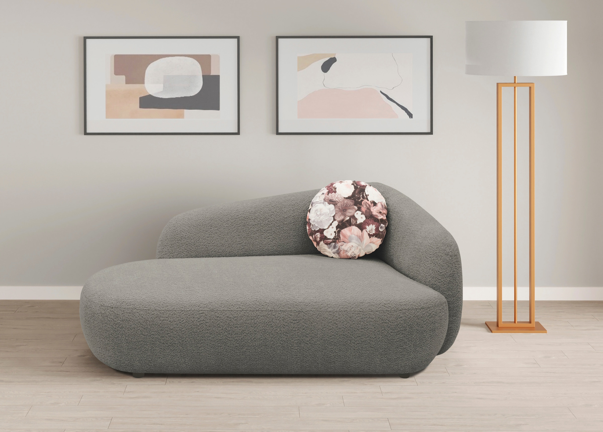 Home affaire Recamiere "Björnar incl. Wende-Zierkissen: Blumenmuster, bzw. günstig online kaufen