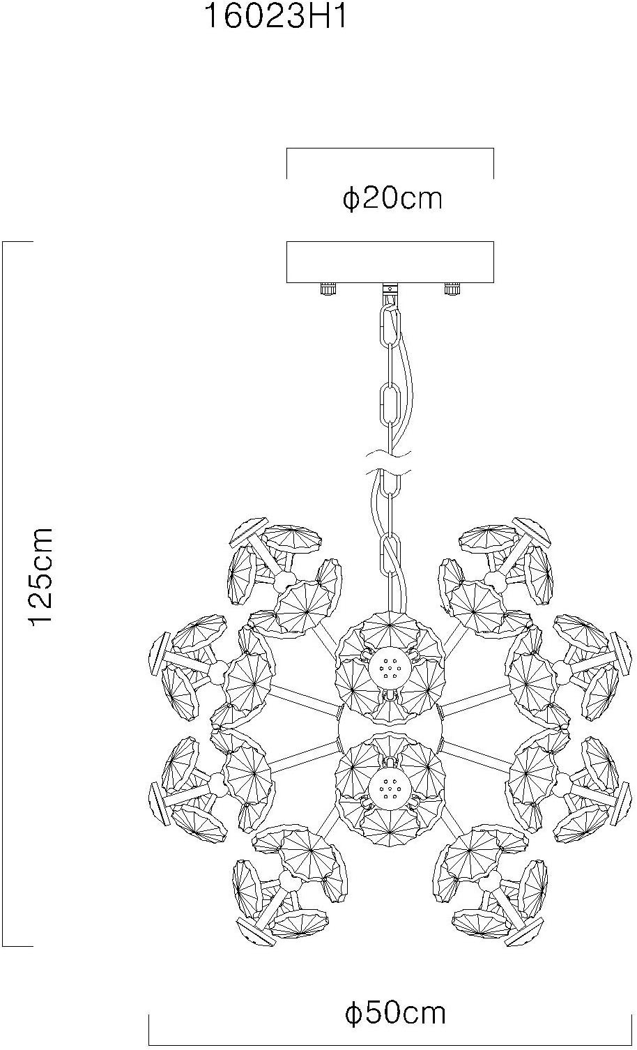 GLOBO LIGHTING Hängeleuchte »FLORIELLA« LED-Modul 1 Stk. Warmweiß Hängelampe Esszimmer-Leuchte Esstischleuchte Wohnzimmer