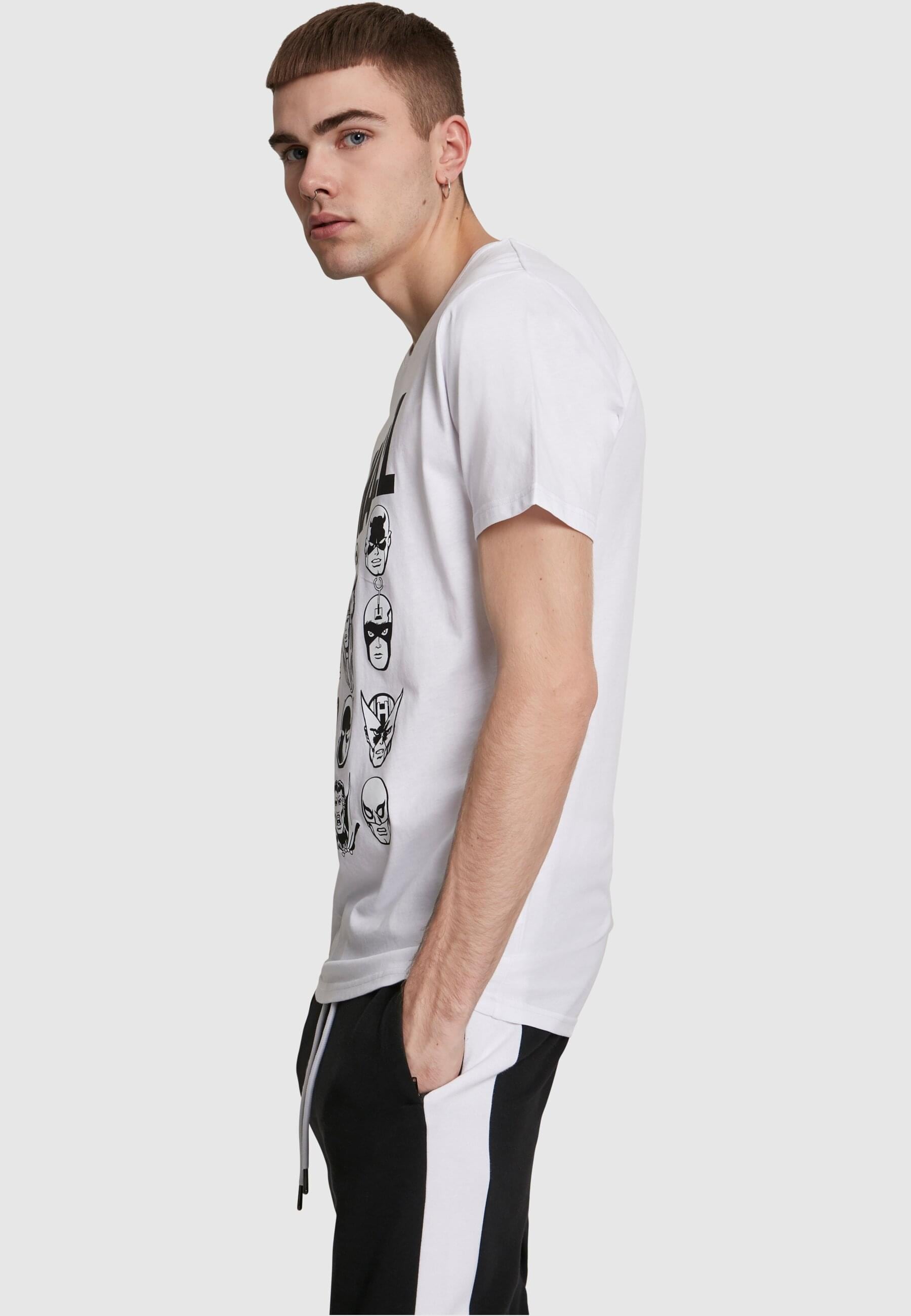 Merchcode T-Shirt »Merchcode Herren Marvel Crew Tee«, (1 tlg.)