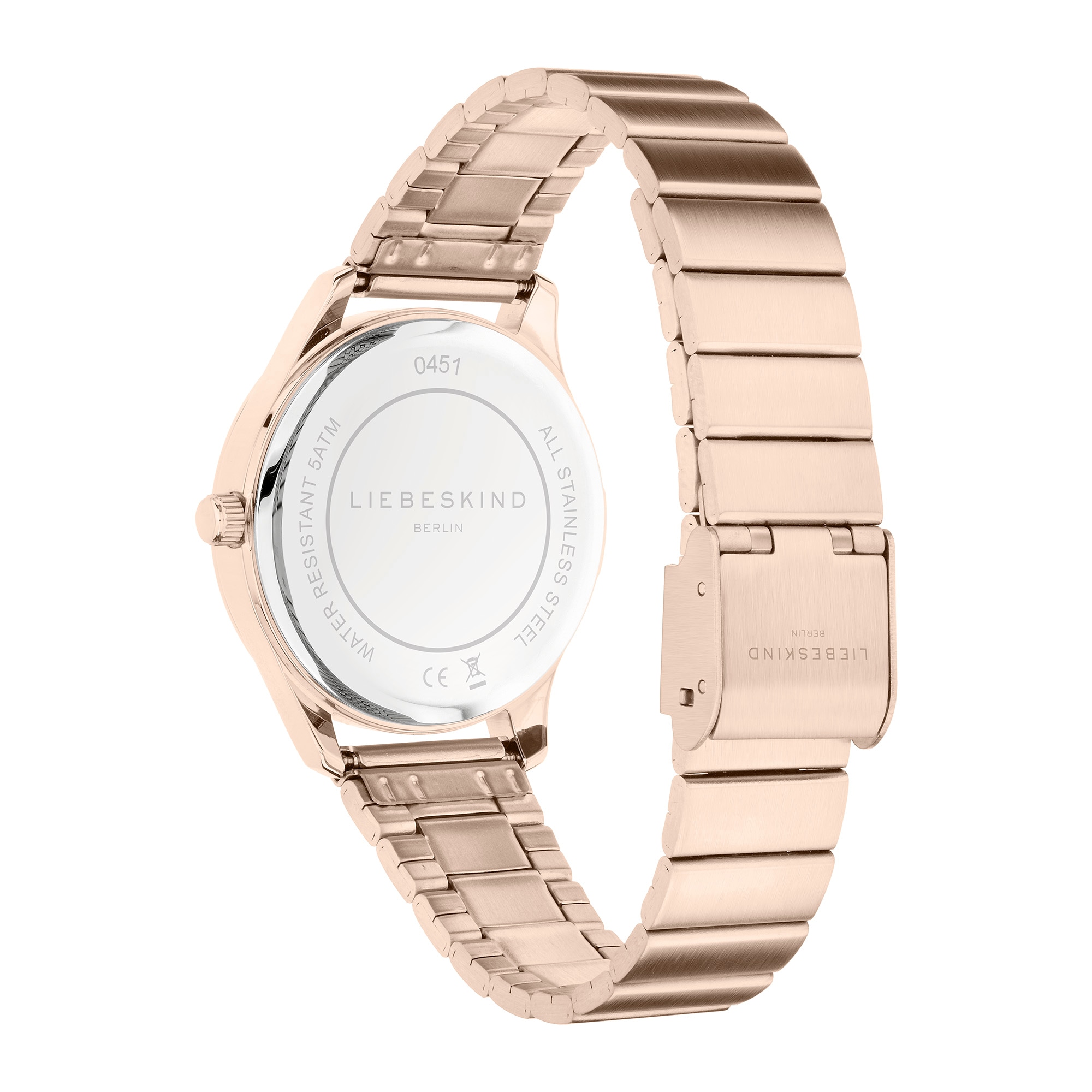 Liebeskind Berlin Quarzuhr »Basic Staples«, Armbanduhr, Damenuhr, Edelstahlarmband, analog