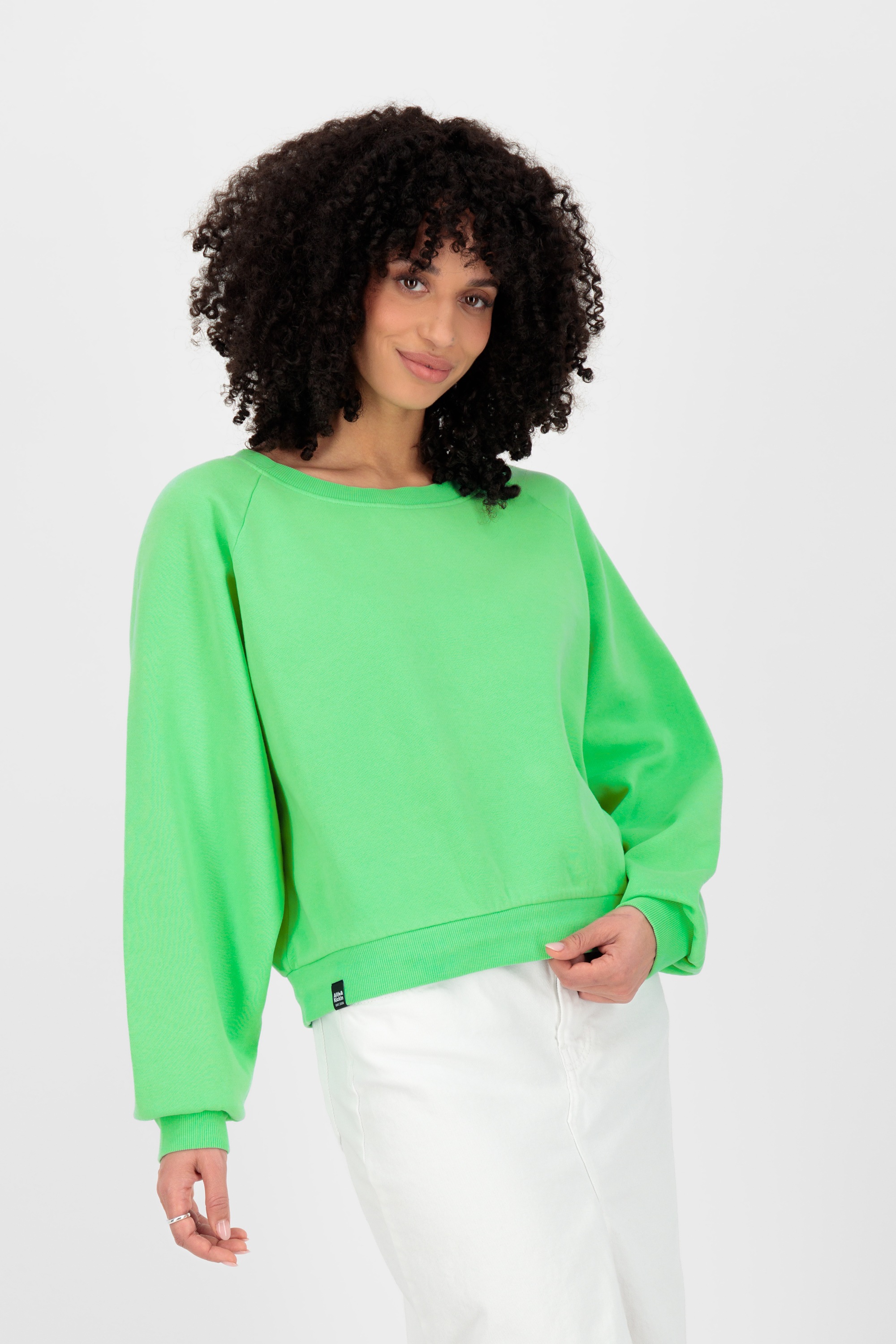Alife & Kickin Sweatshirt »Damen TeonaAK A«, Basic Pullover mit Rundhalsausschnitt