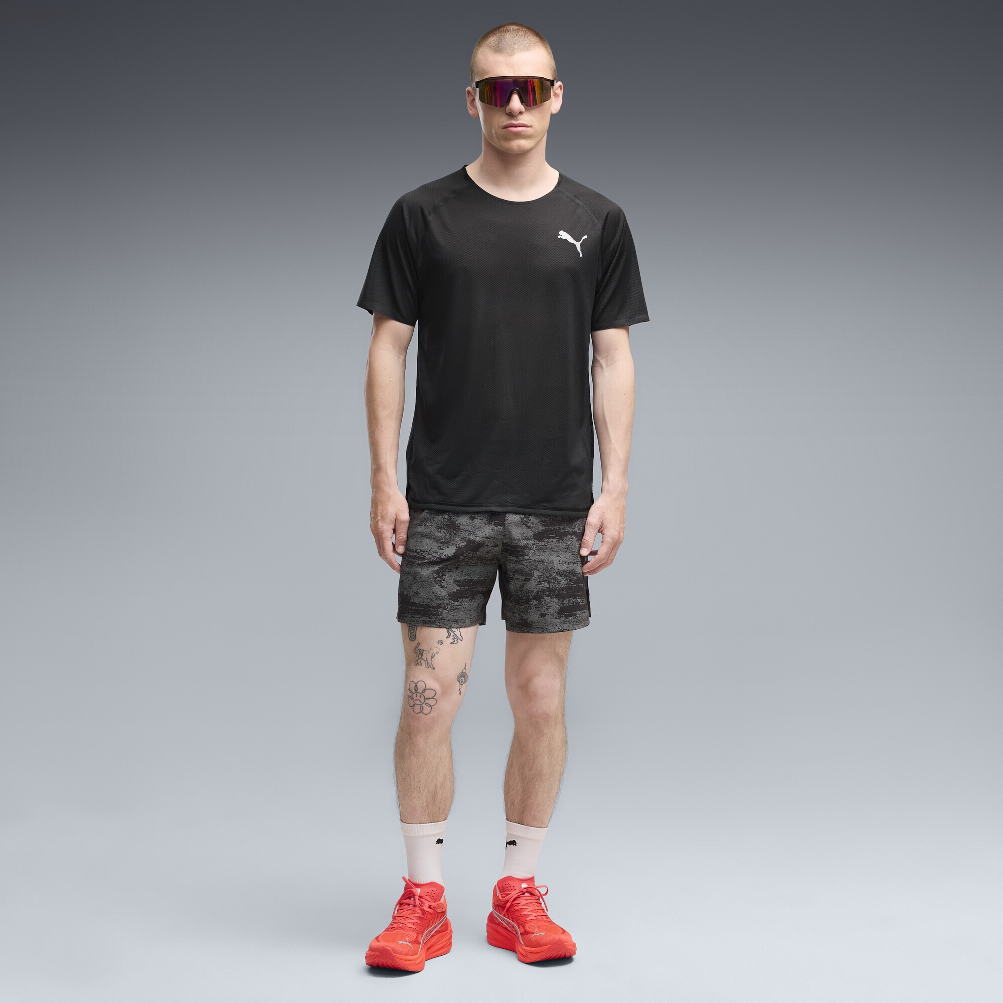 PUMA Trainingsshorts »Brightstride Dreamrun Laufshorts mit Print Herren«