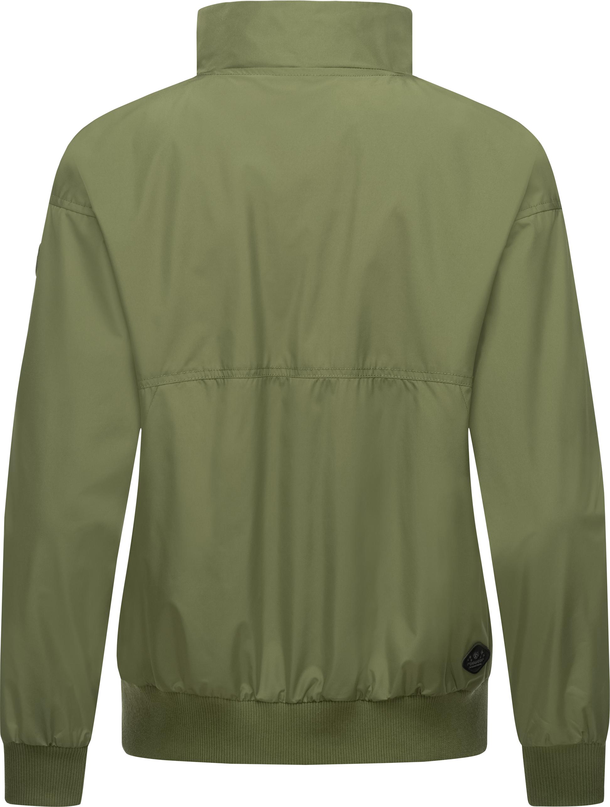 Thumbnail - Ragwear Outdoorjacke "Goona", ohne Kapuze, stylische, wasserdichte Übergangsjacke mit hohem Kragen