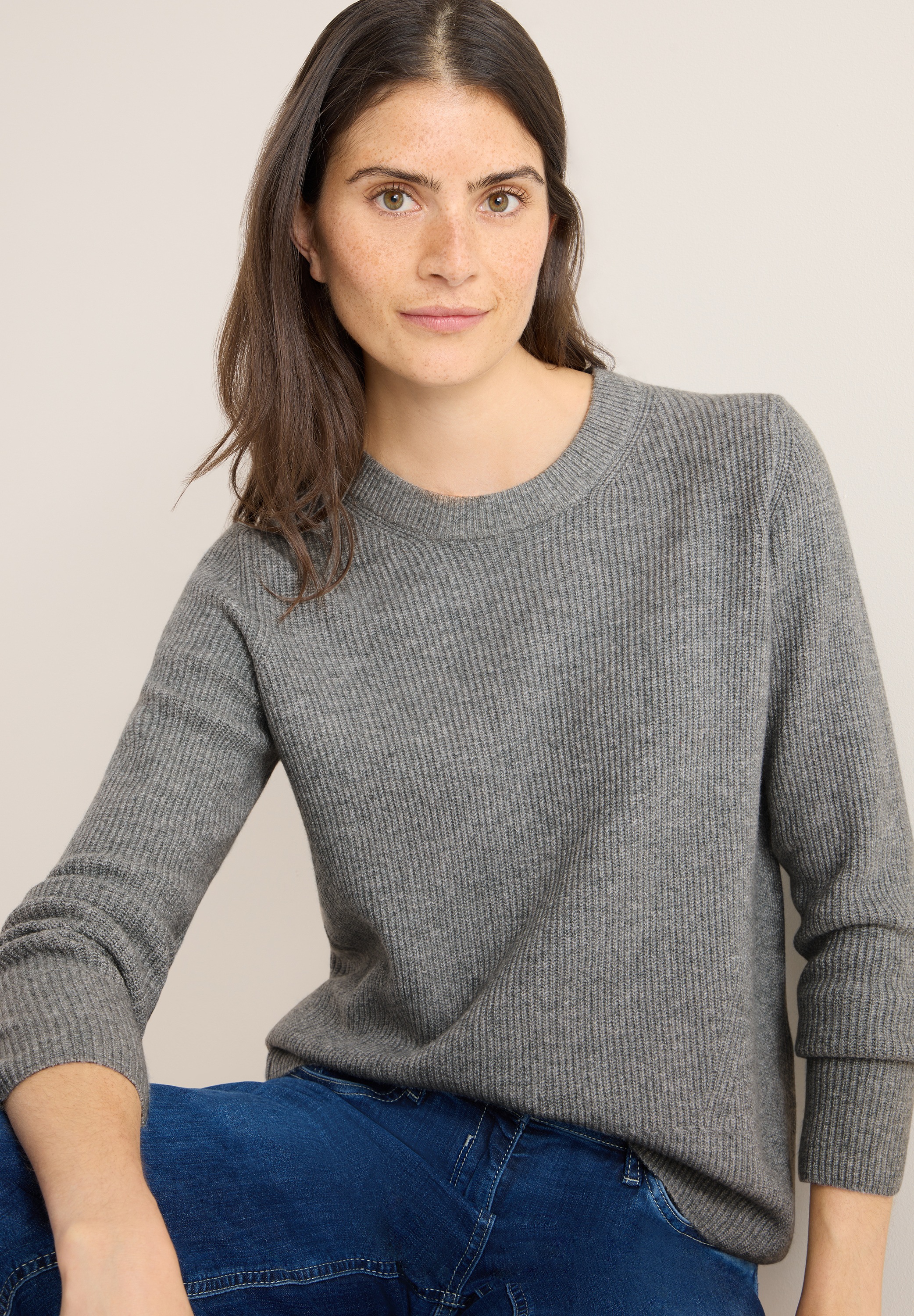 Cecil Strickpullover aus Feinstrick