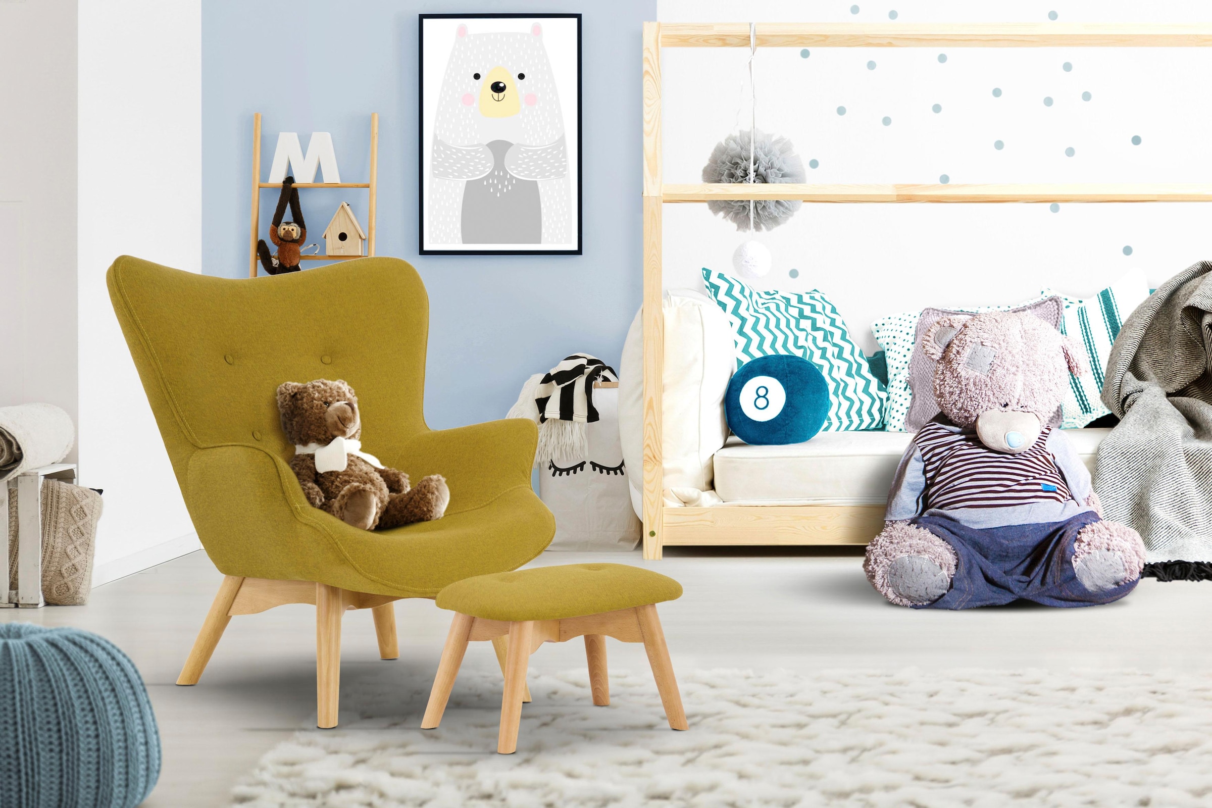 Home affaire Sessel "Duca Mini" in kleiner Ausführung für Kinder günstig online kaufen