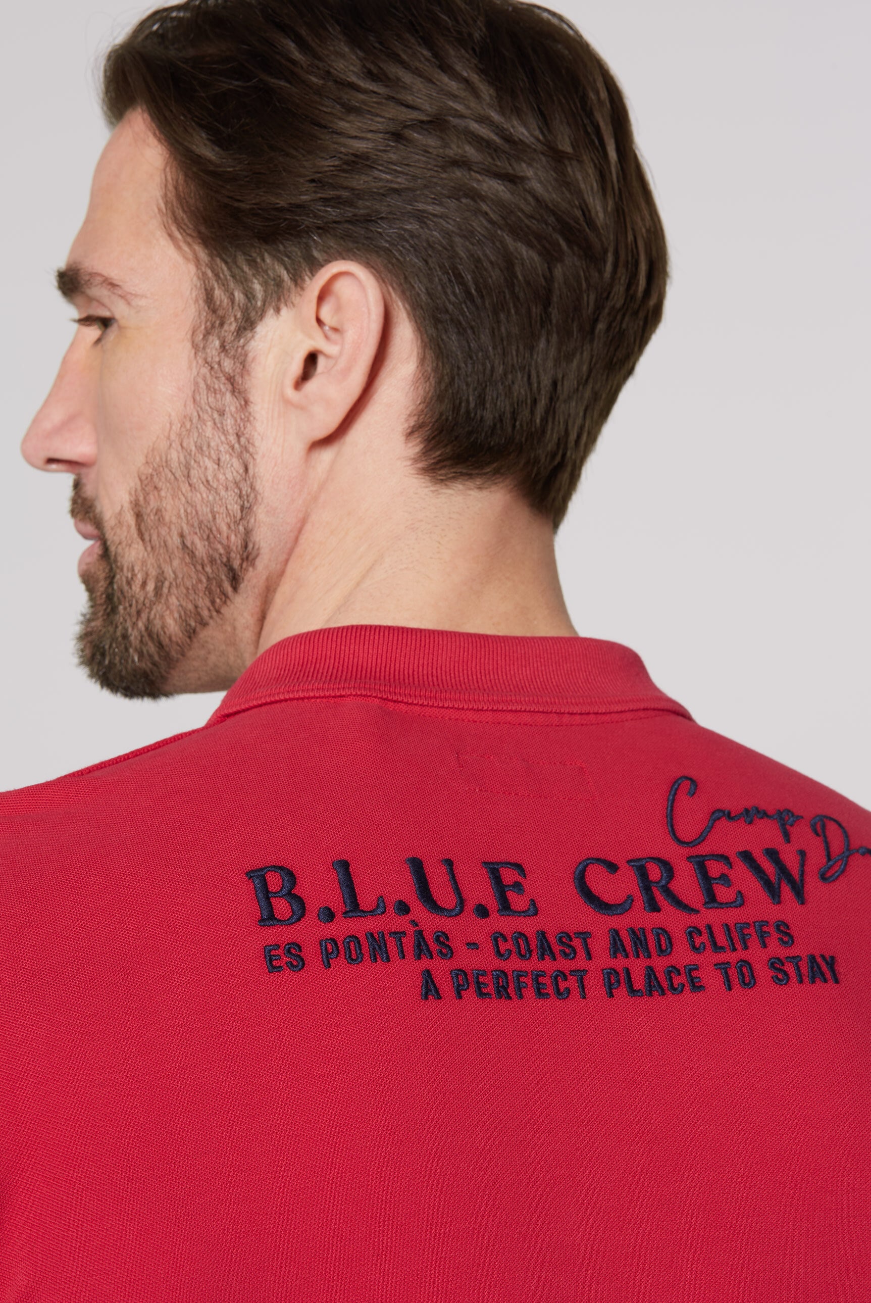 CAMP DAVID Poloshirt, aus Baumwolle