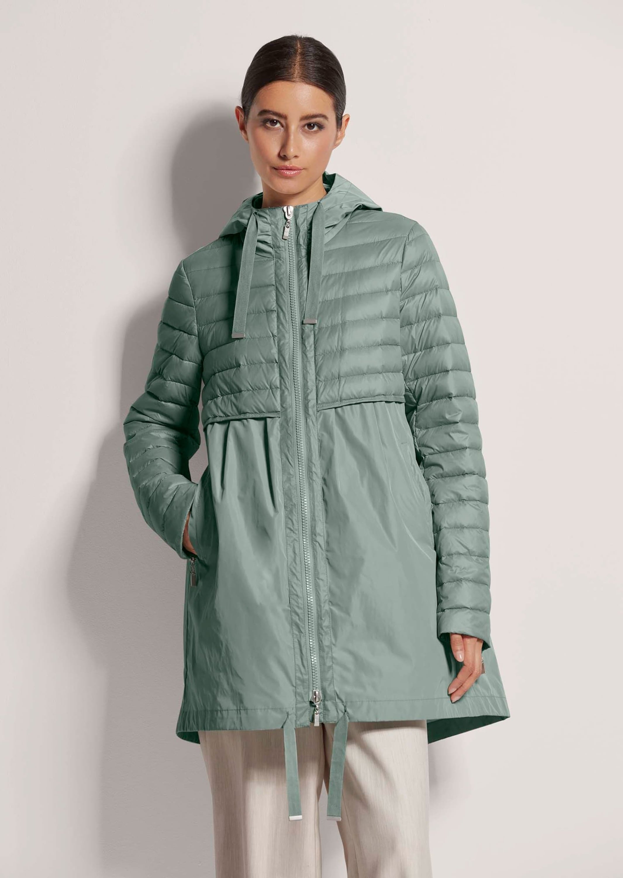 MADELEINE Steppjacke »Steppjacke Steppjacke im Material-Mix«