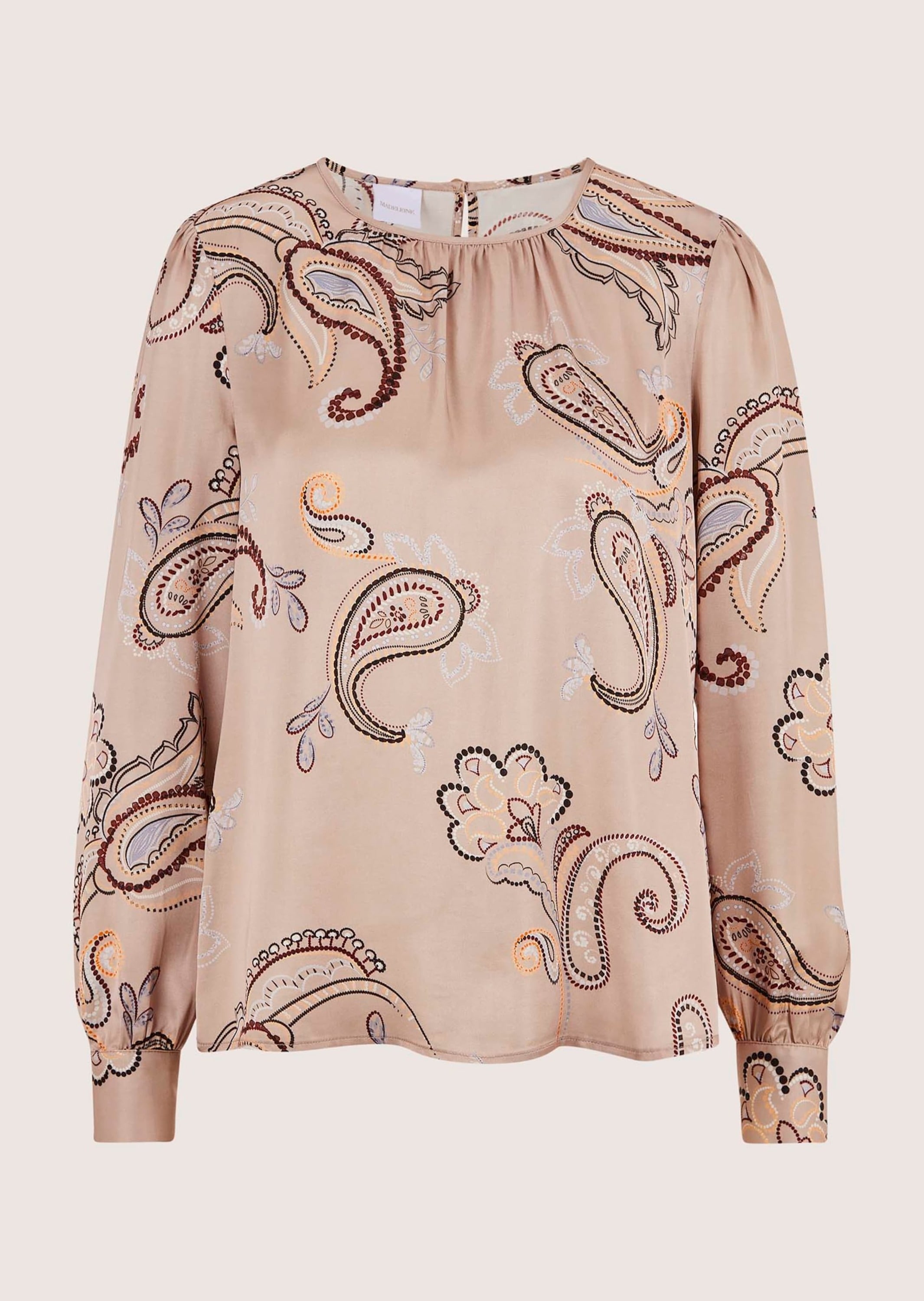 MADELEINE "Bluse Elegante Viskosebluse mit Knopfverschluss"