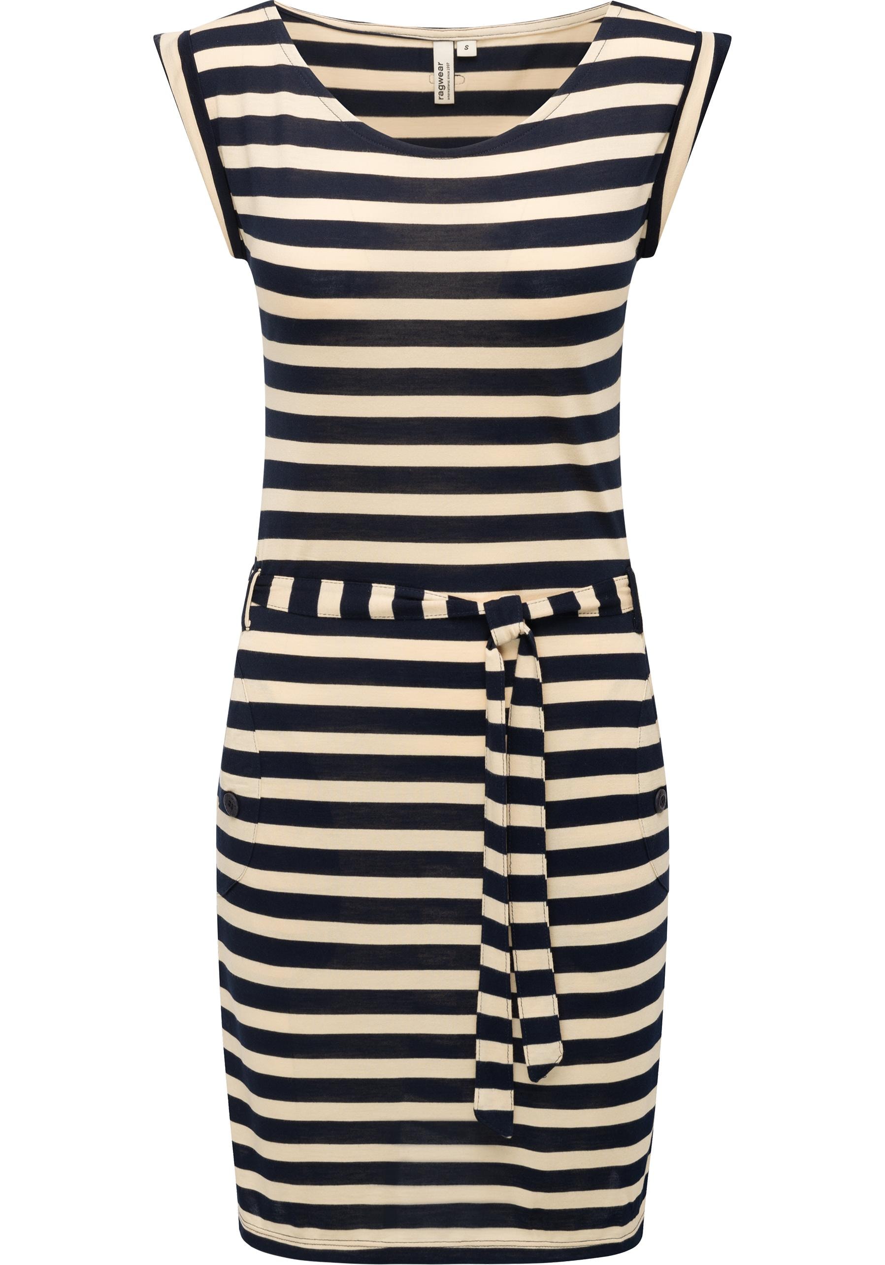 Ragwear Sommerkleid "Tagg Stripes" Eingrifftaschen gestreiftes Damen Minikl günstig online kaufen