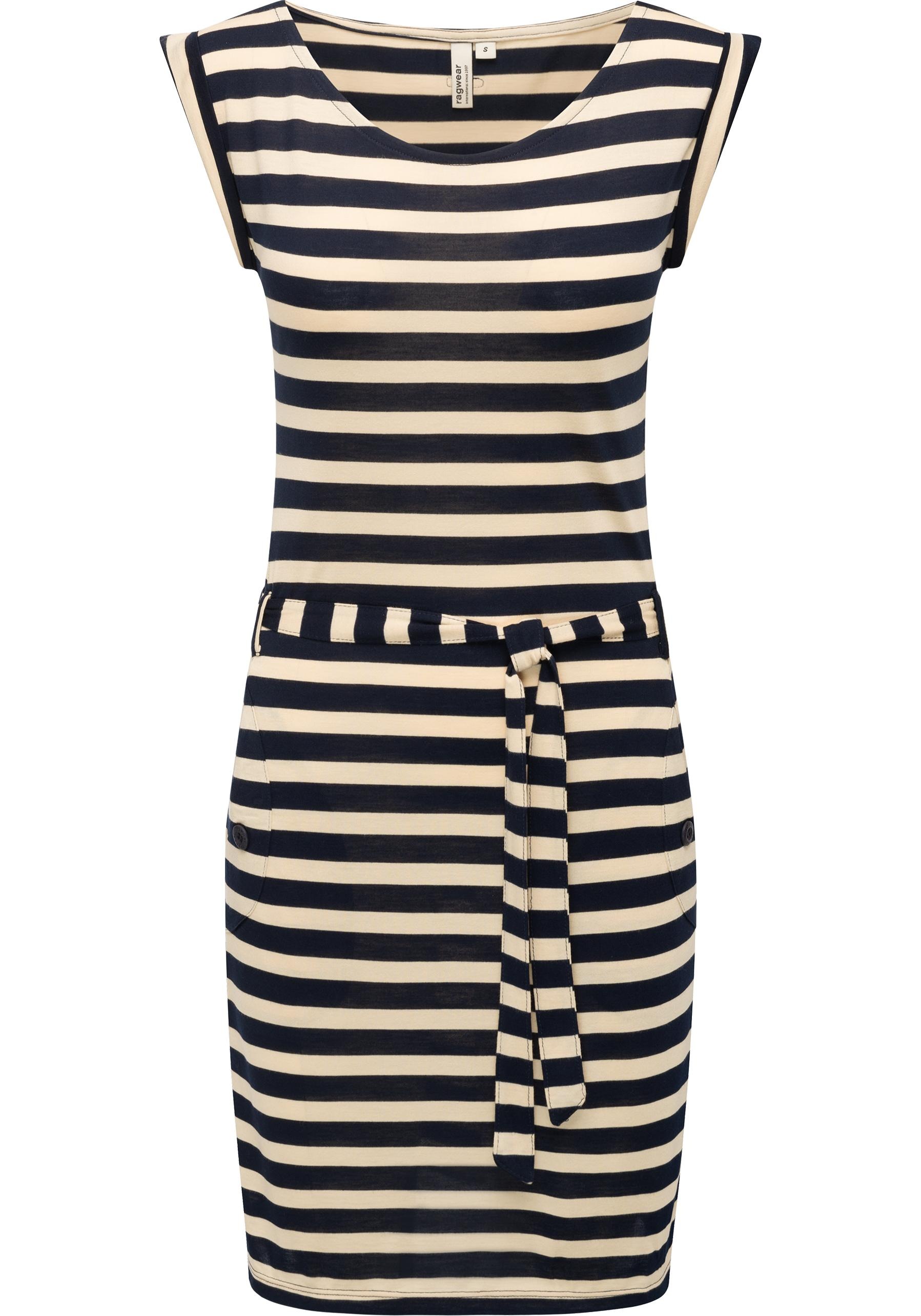 Ragwear Sommerkleid "Tagg Stripes", gestreiftes Damen Minikleid mit Taillen günstig online kaufen