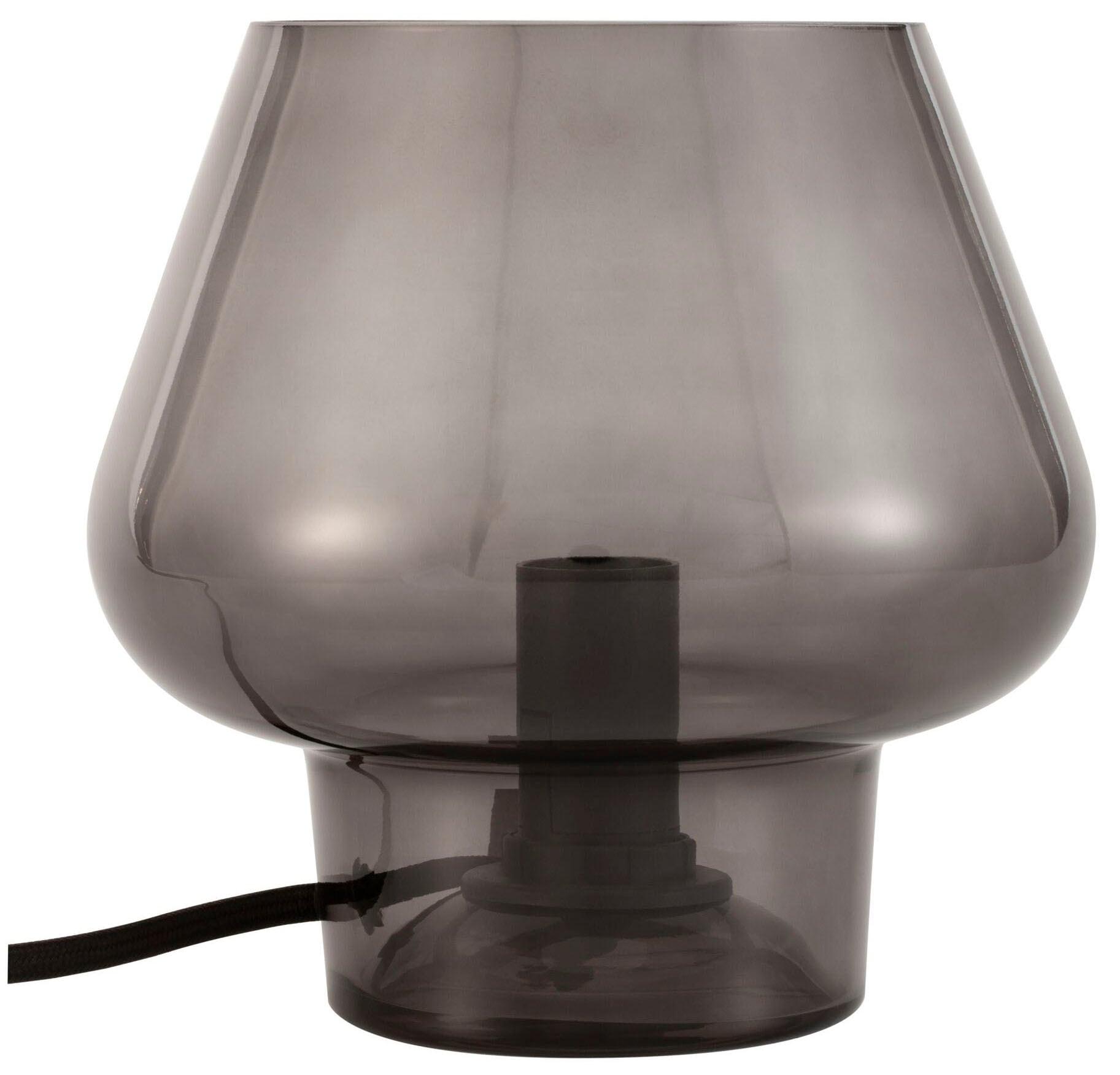 Pauleen Tischleuchte »Crystal Gleam max20W Rauchglas 230V Glas«, 1 flammig, Leuchtmittel E14 | ohne Leuchtmittel, E14