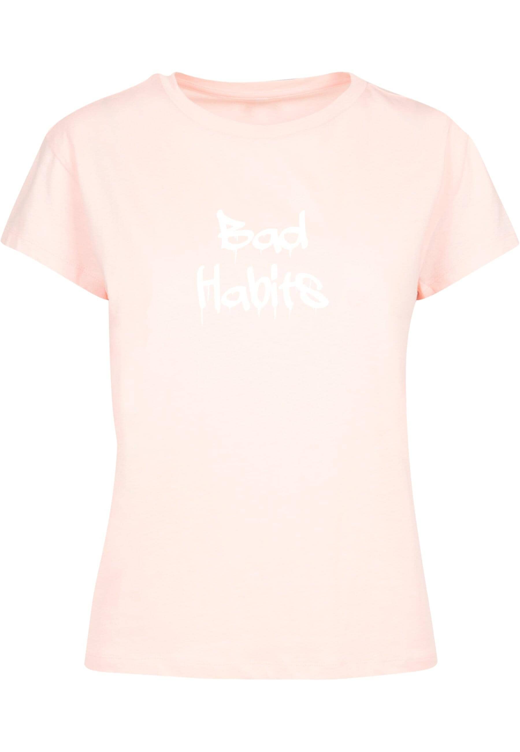 T-Shirt »Merchcode Damen Ladies Bad Habits Box Tee«, (1 tlg.)