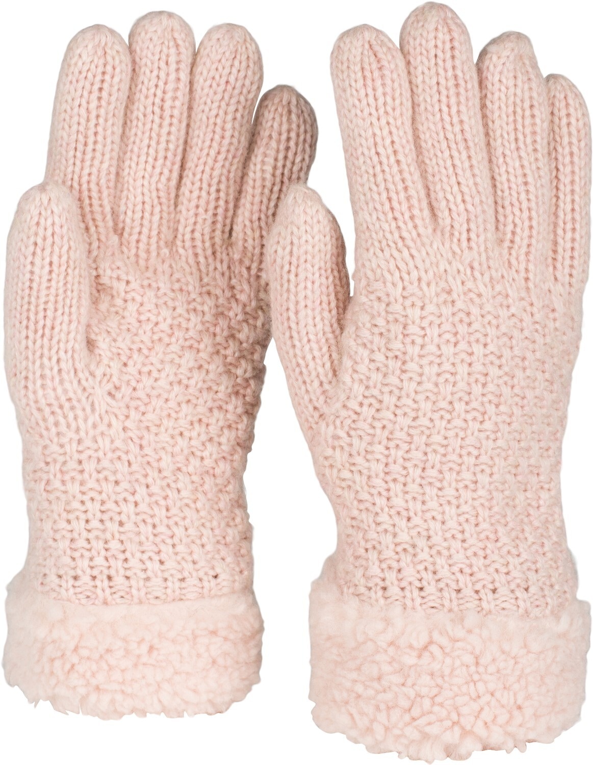 styleBREAKER Strickhandschuhe "Strickhandschuhe mit Perlmuster und Fleece" 1 Stk.