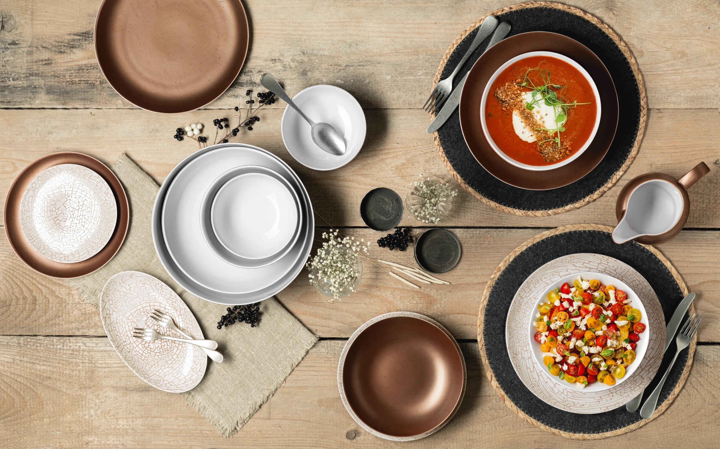 Seltmann Weiden Schüssel »Liberty weiß« 1 aus Porzellan Schale, Bowl