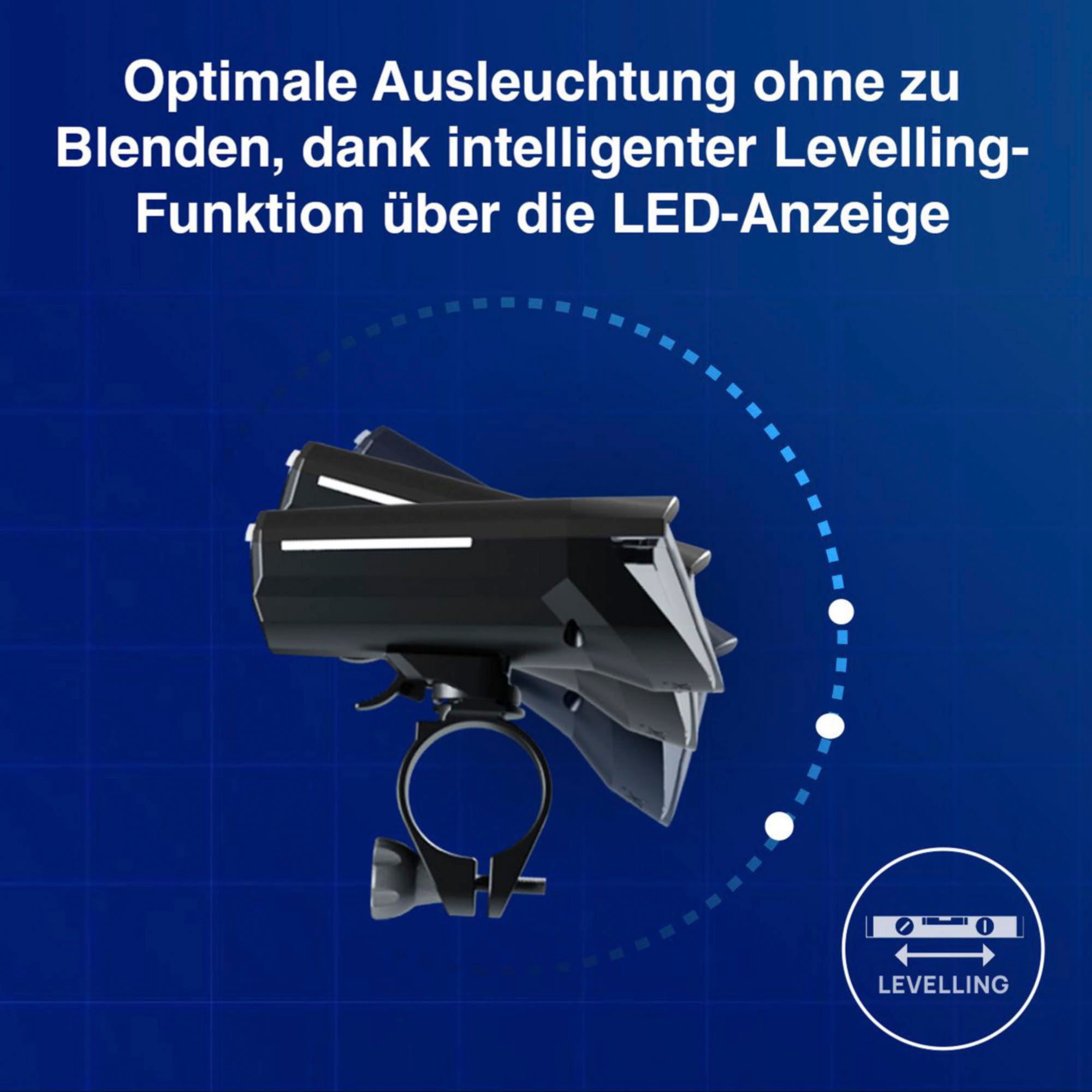 FISCHER Fahrrad Fahrrad-Frontlicht »LED-Akku Frontlicht 110 Lux«
