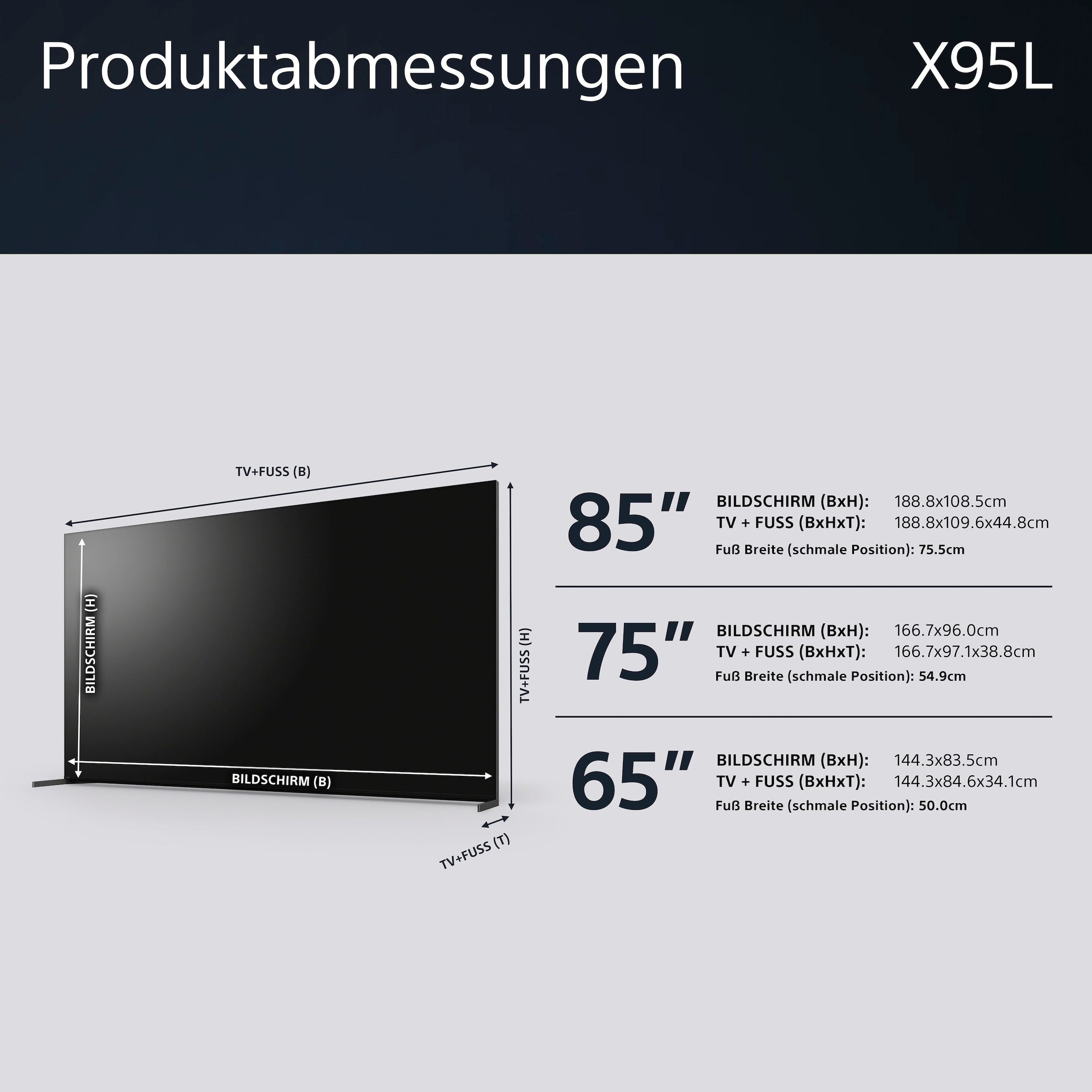 Sony Mini-LED-Fernseher, 215 cm/85 Zoll, 4K Ultra HD, Google TV, Smart-TV, TRILUMINOS PRO, BRAVIA CORE, mit exklusiven PS5-Features