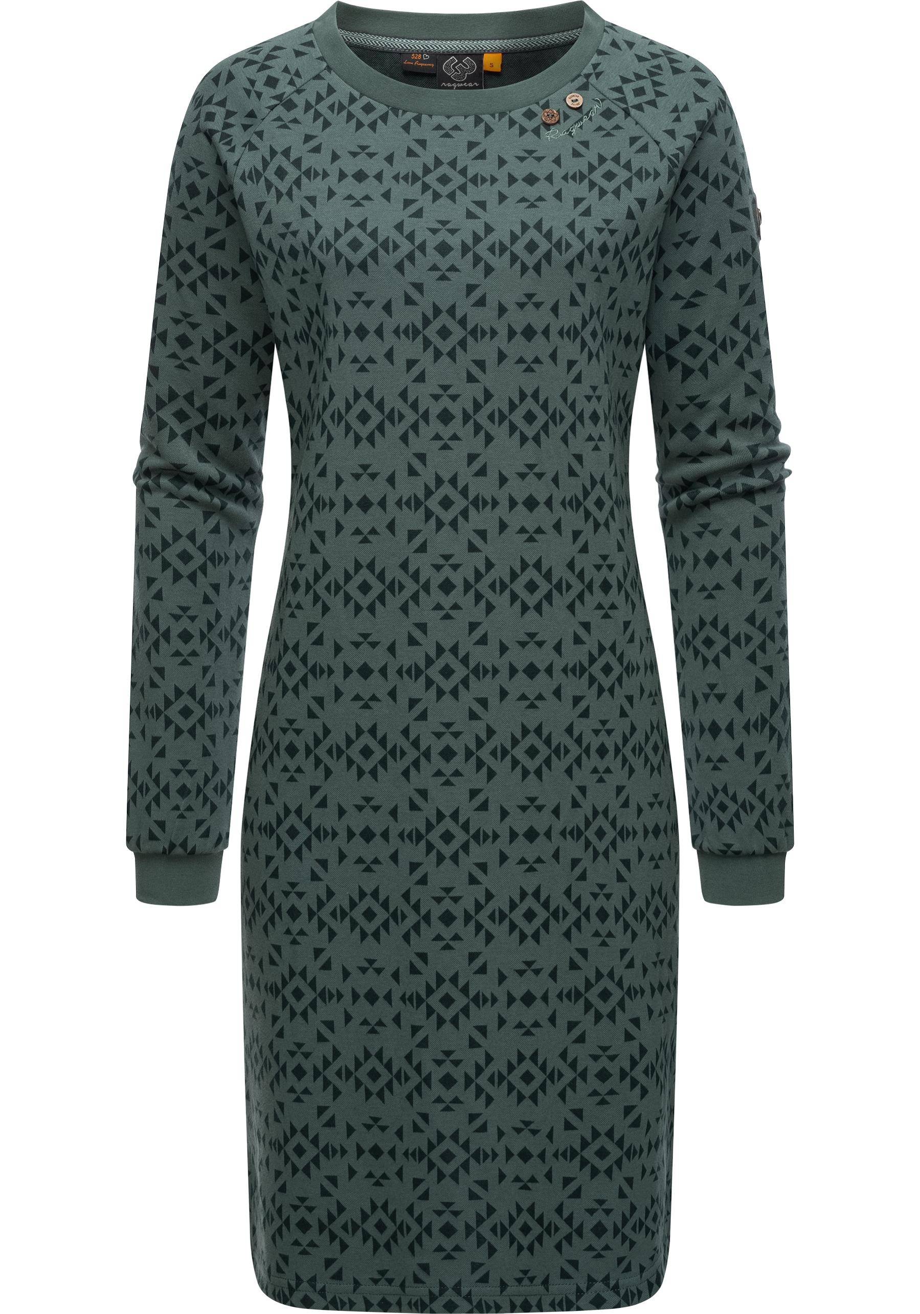 Ragwear Sweatkleid "Dassa Aztec", stylisches Langarmkleid für den Winter günstig online kaufen