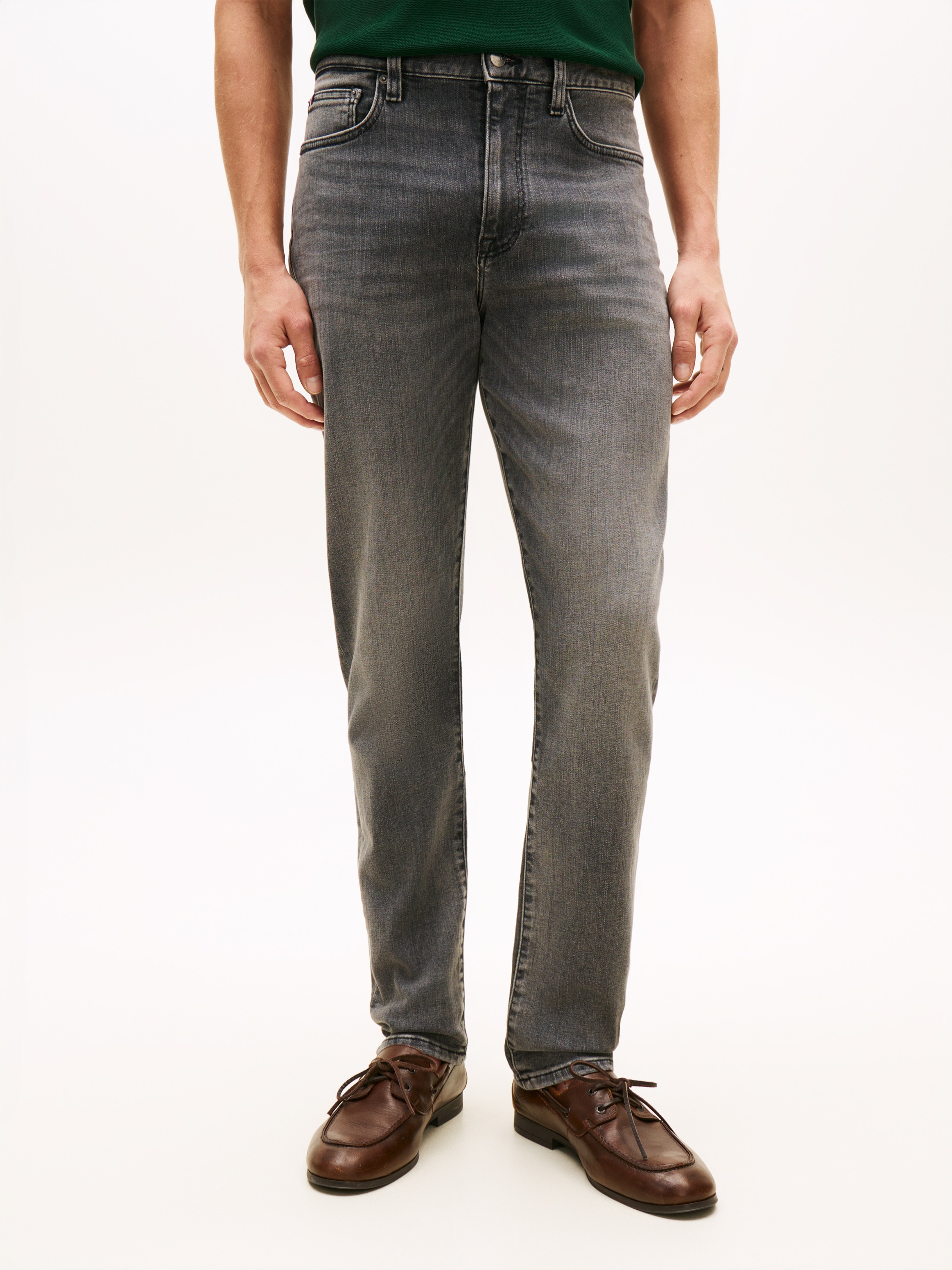Tommy Hilfiger Slim-fit-Jeans "SLIM BLEECKER LEO GREY" Slim fit mit praktis günstig online kaufen