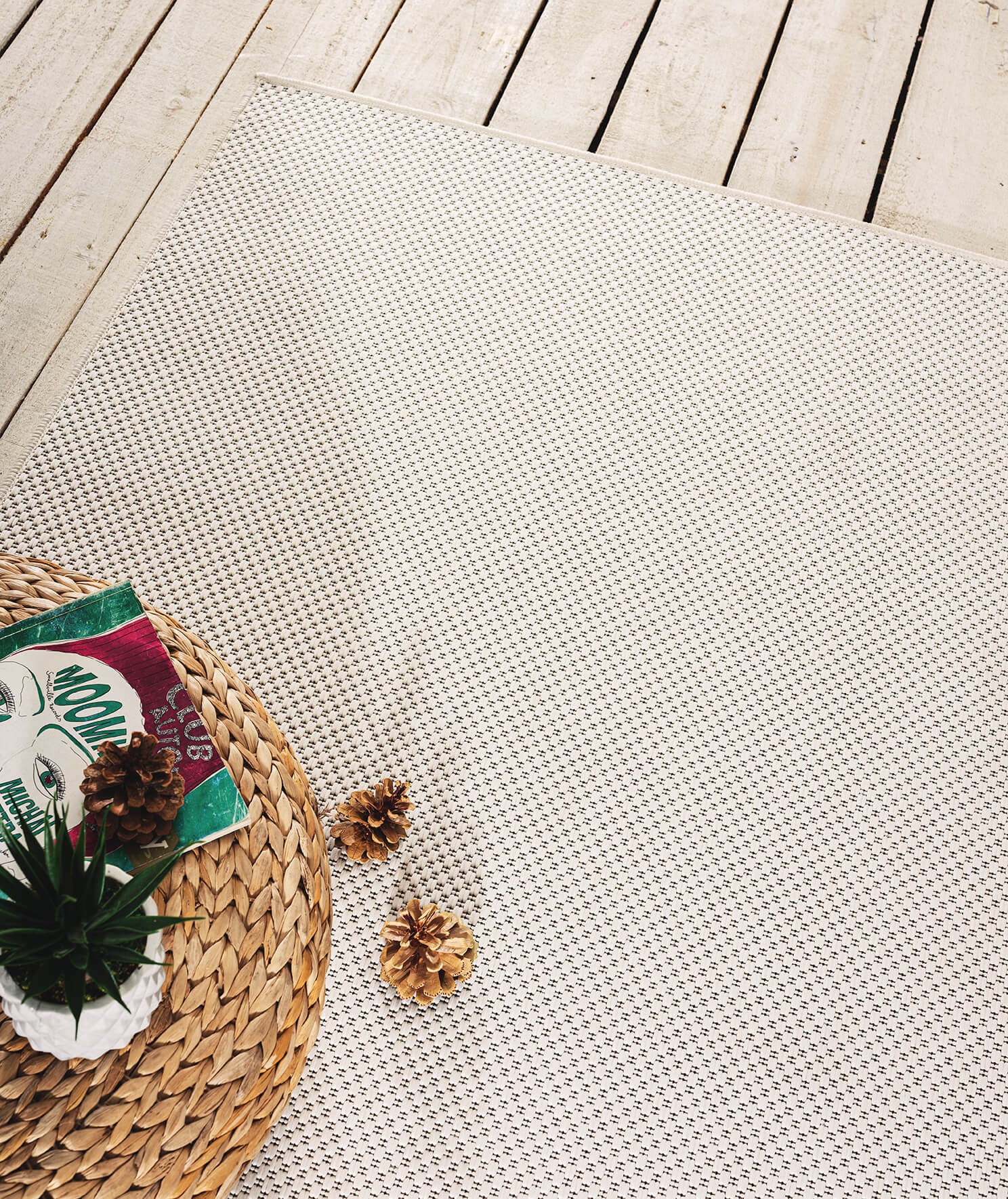 the carpet Teppich »Mistra«, rechteckig, 1 mm Höhe, moderner robuster In und Outdoor Teppich