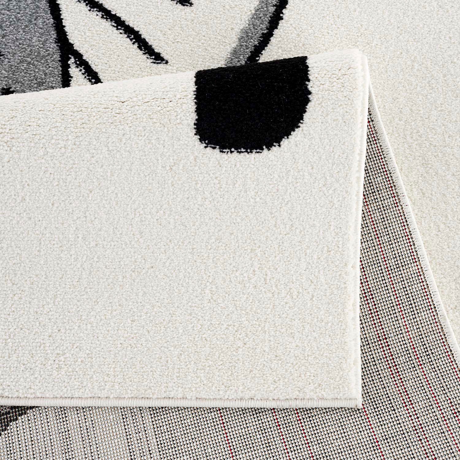 Carpet City Kinderteppich »Savanna 9373«, rechteckig, 11 mm Höhe, Spielteppich, Teppich, Katze, Creme/ Grau, für Kinderzimmer, Kurzflor