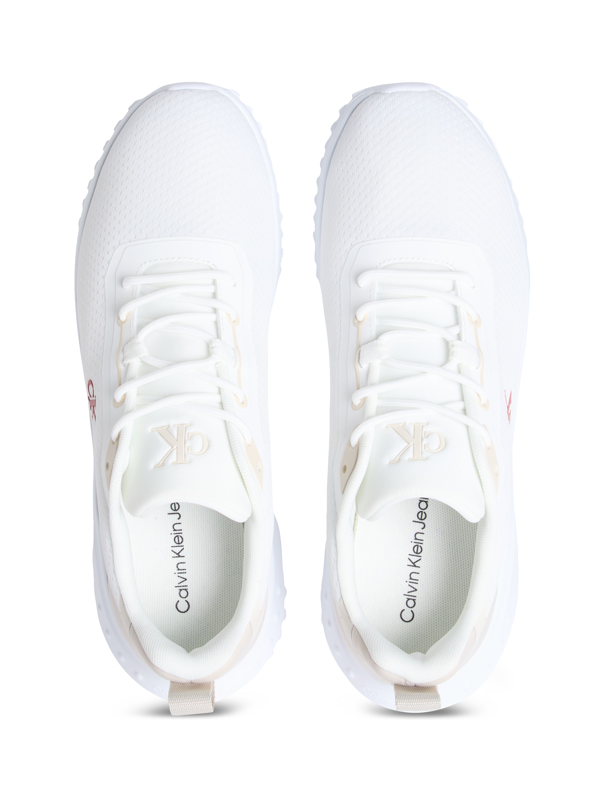 Calvin Klein Jeans Sneaker »EVA RUNNER MIX MESH«, Schnürschuh, Freizeitsneaker, Halbschuh mit seitlichem CK-Logo