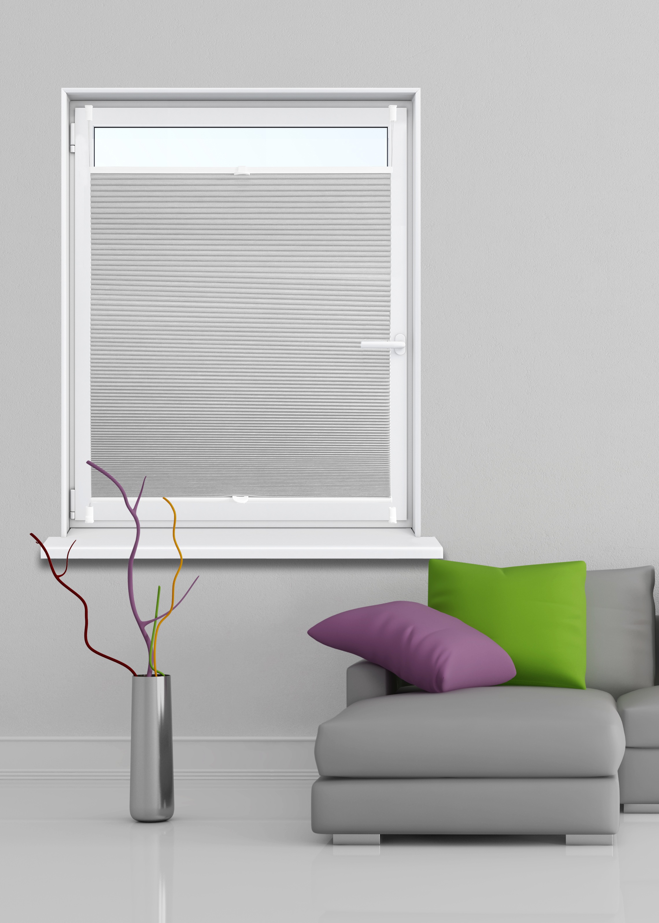 Kutti Wabenplissee "Wim" verdunkelnd energiesparend ohne Bohren verspannt T günstig online kaufen