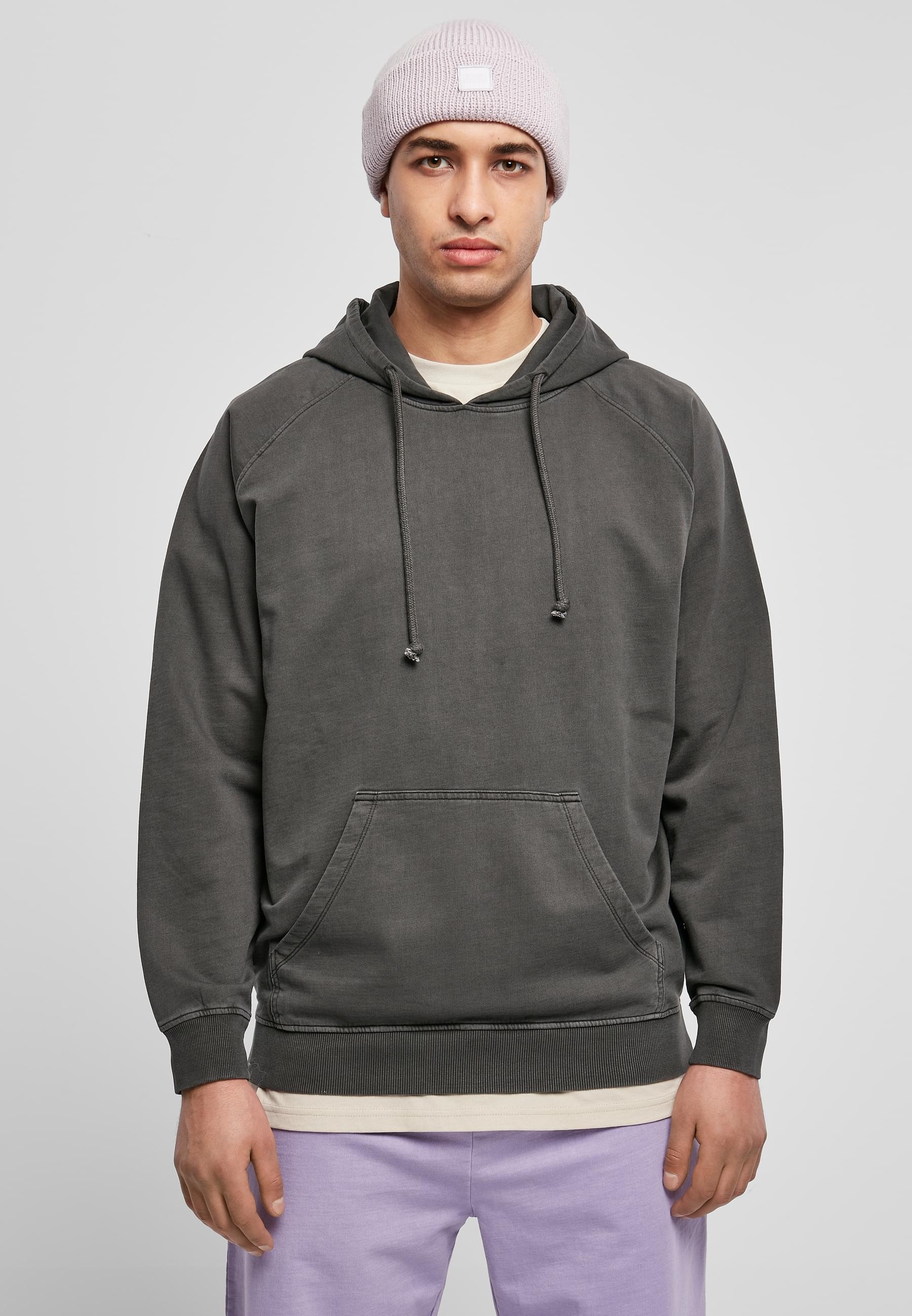 URBAN CLASSICS Sweatshirt »Urban Classics Herren Overdyed Hoody«, (1 tlg.)