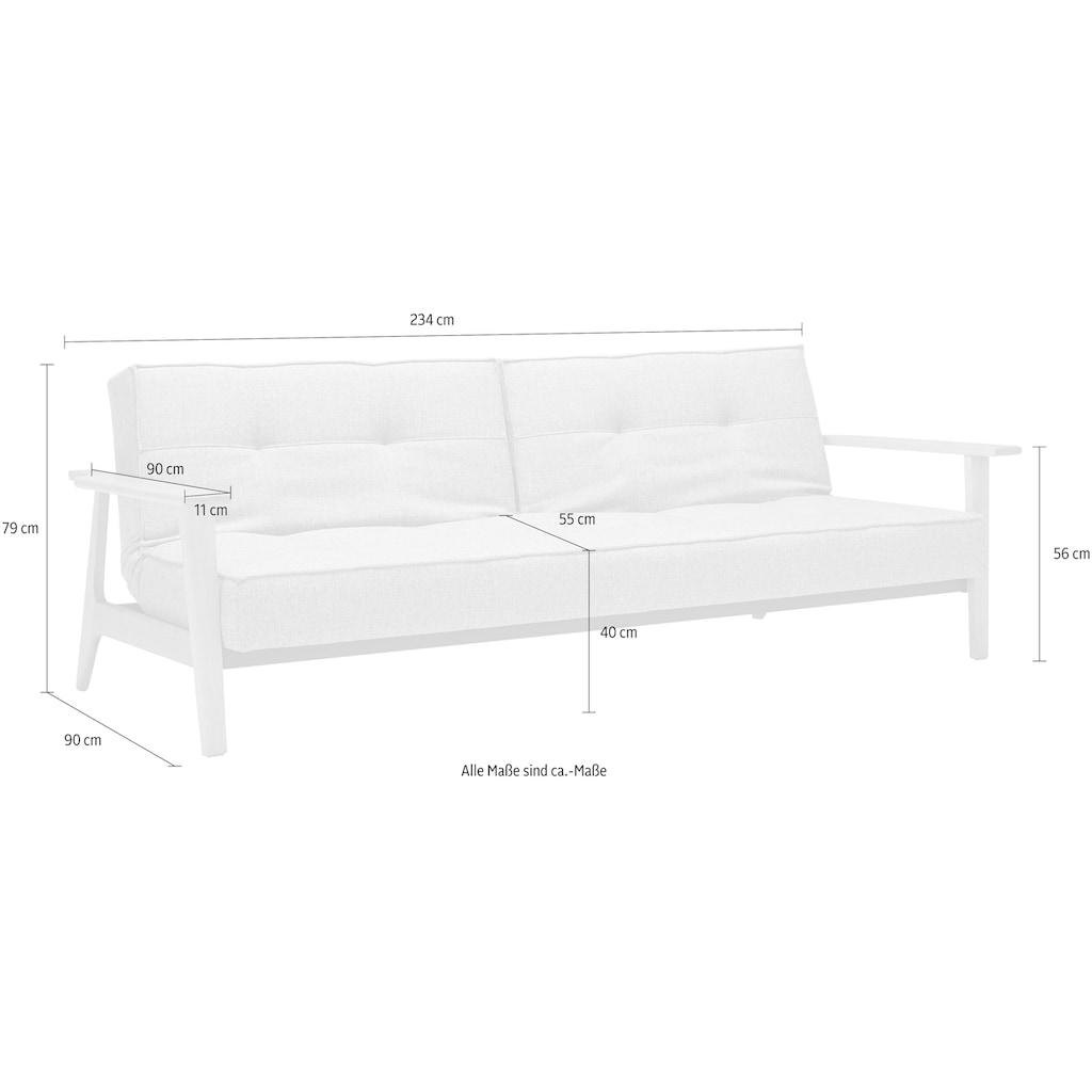 INNOVATION LIVING ™ Schlafsofa »Splitback Frej«