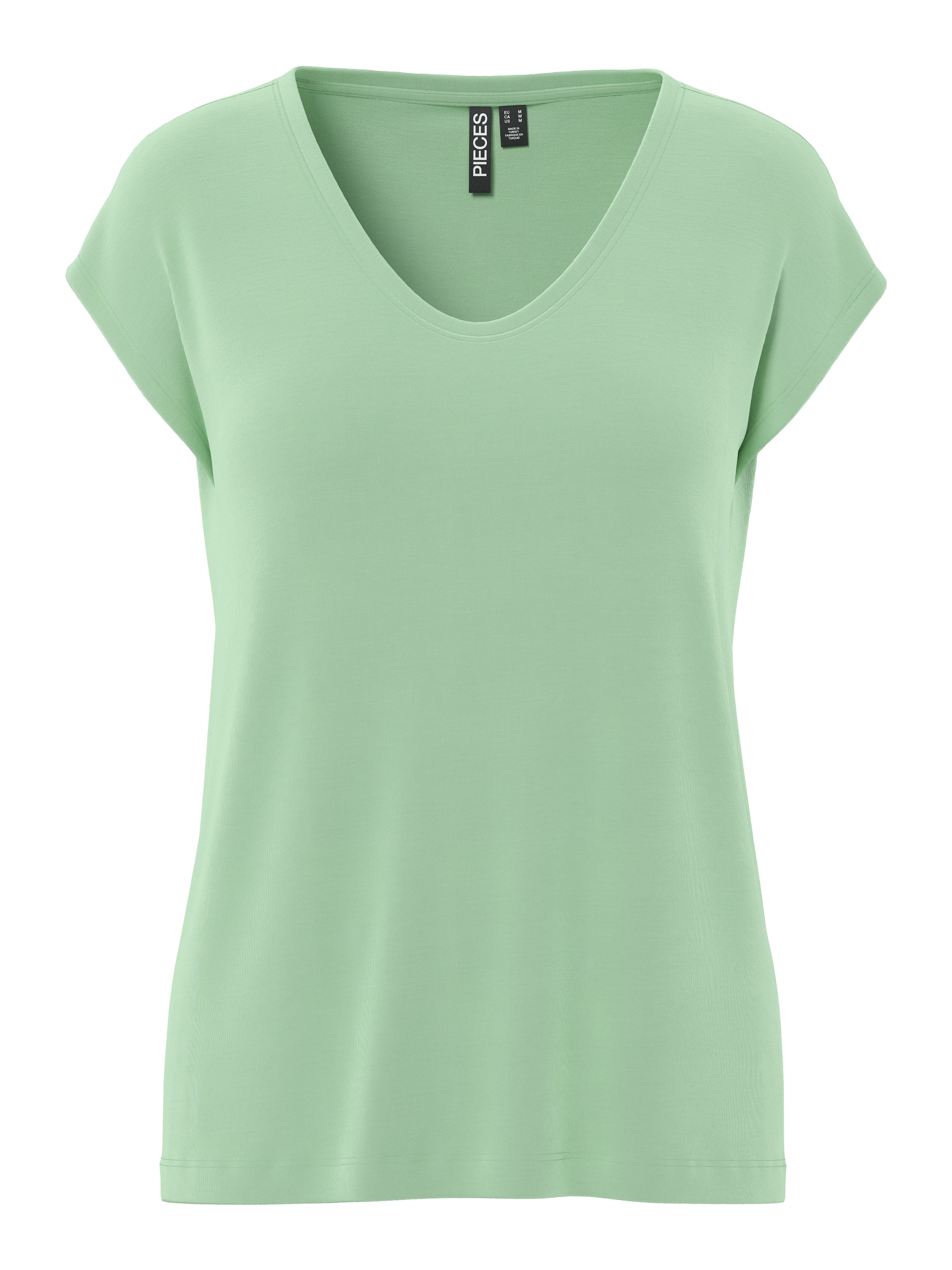 pieces Kurzarmshirt "PCKAMALA TEE NOOS BC" Materialmix, regular fit günstig online kaufen