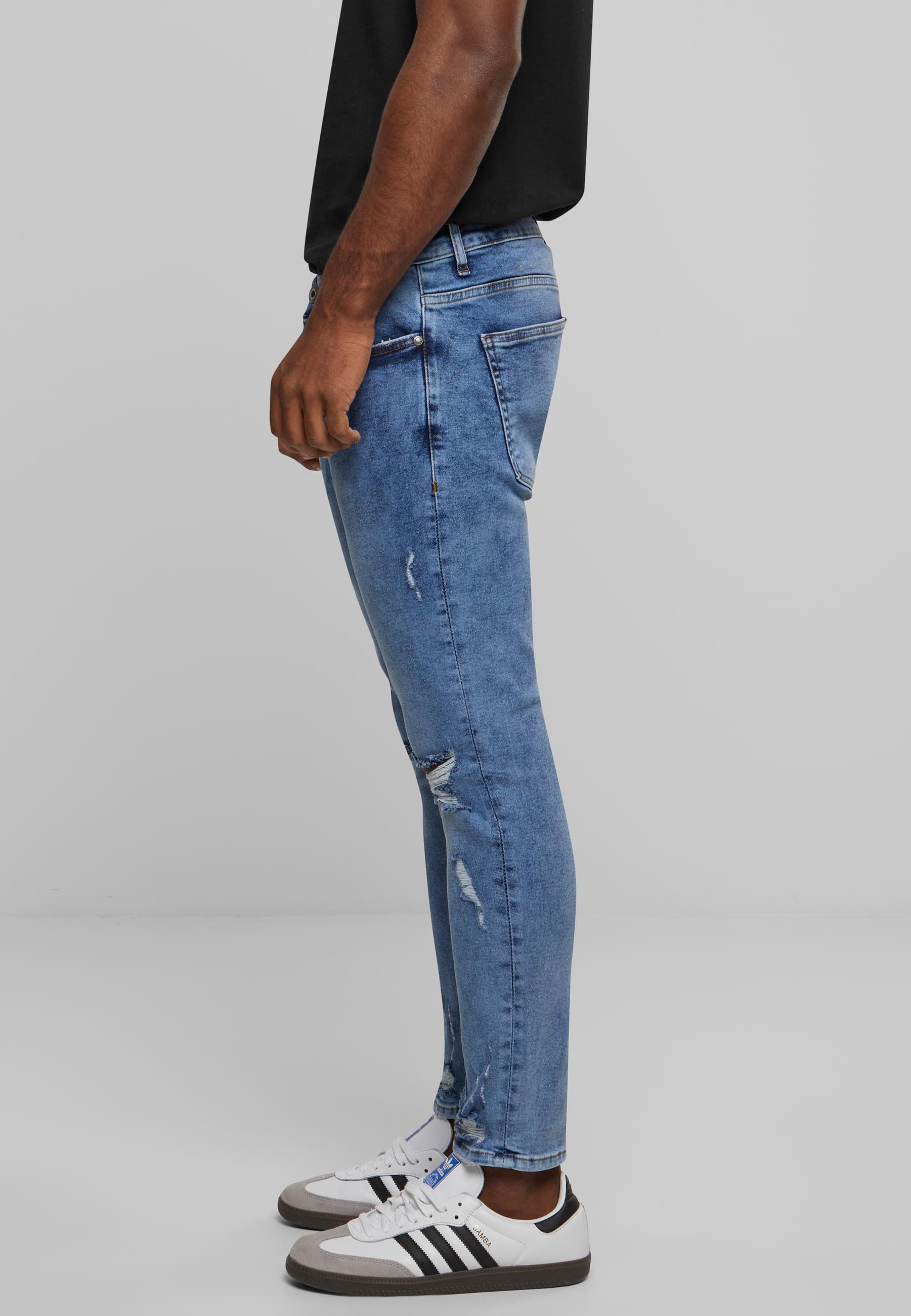 2Y Studios Bequeme Jeans »2Y Studios Herren 2Y Destroyed Skinny Cropped Denim«