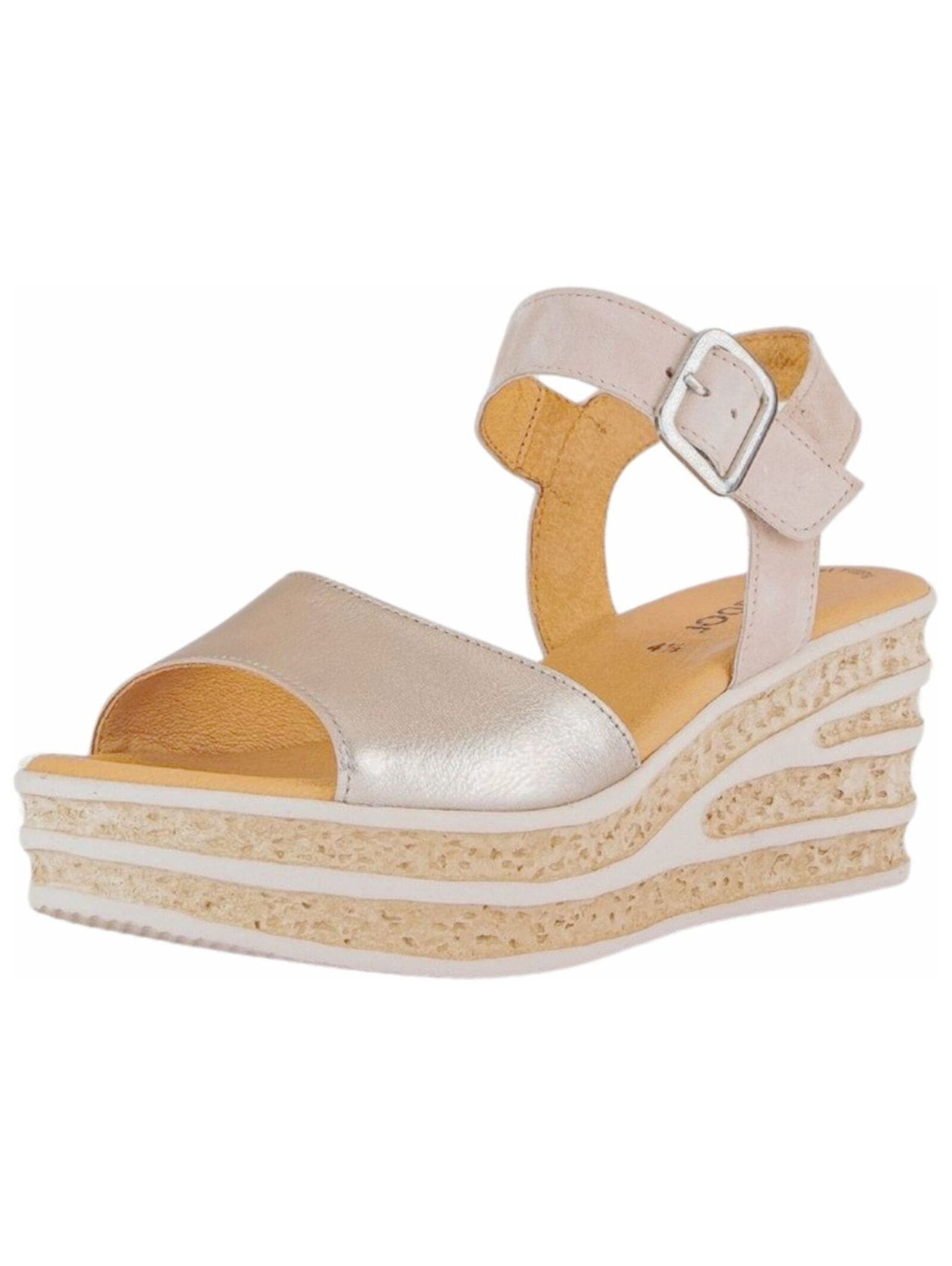 Gabor Keilsandalette "Gabor Sandalen Leder" günstig online kaufen