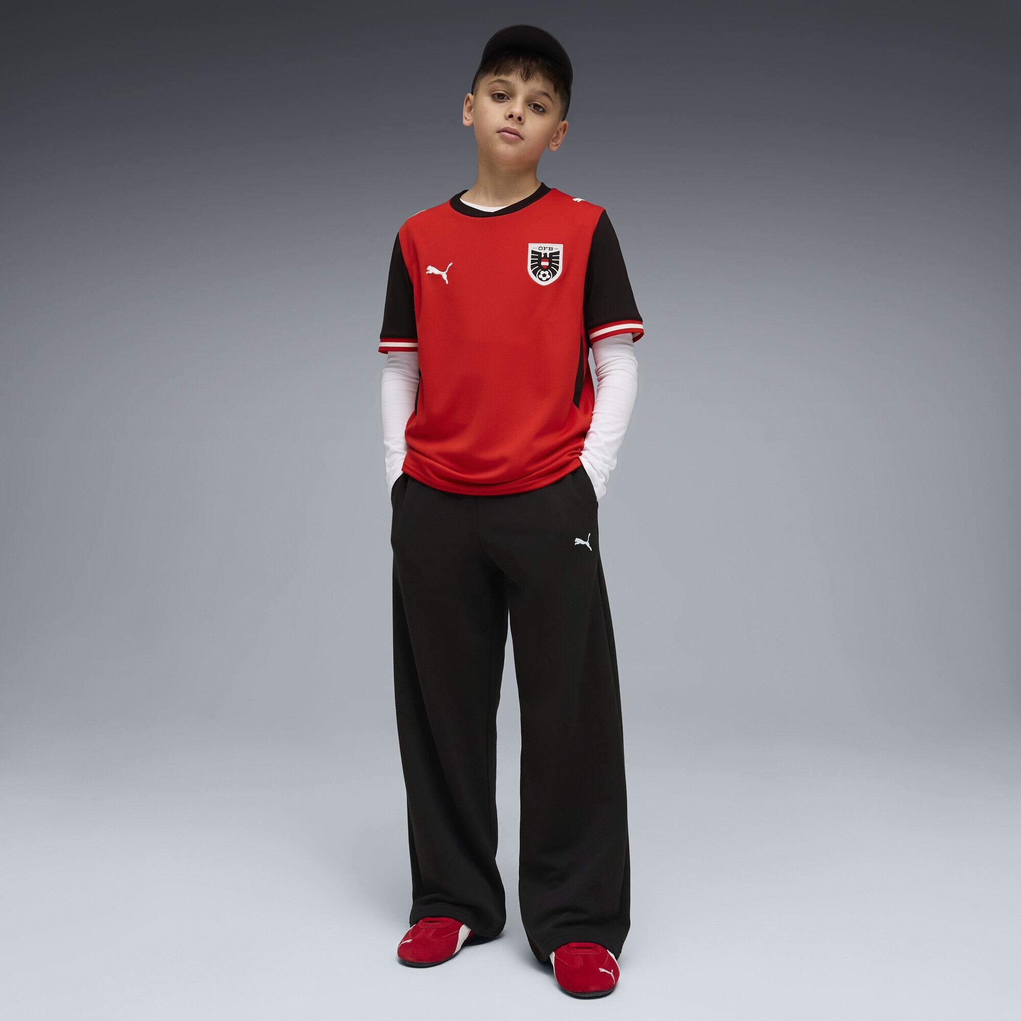 PUMA Trainingsshirt »Österreich 2026 Heimtrikot Jugendliche«