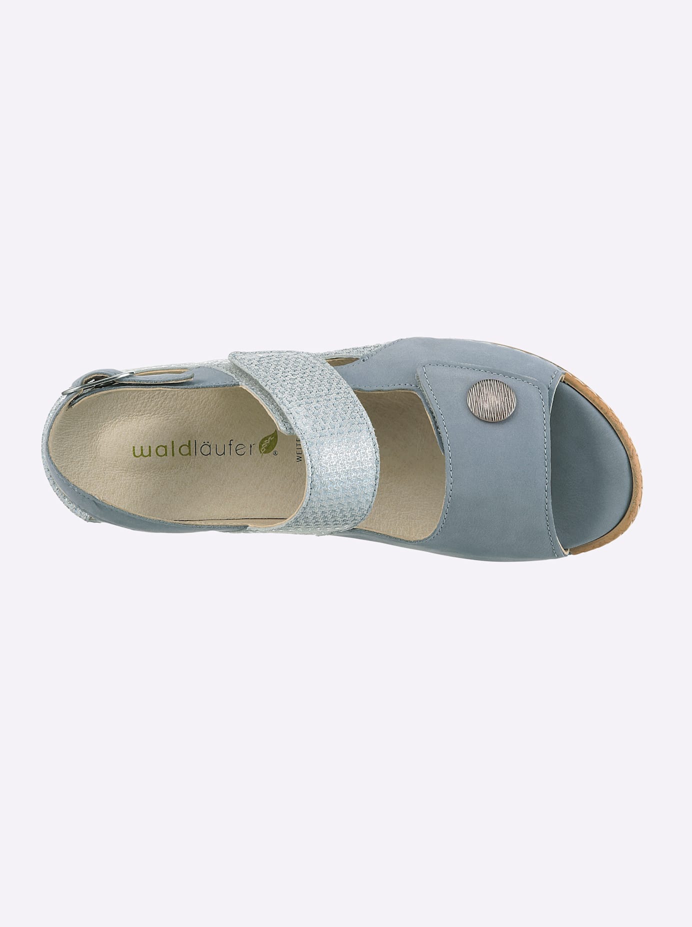 Waldläufer Sandals Blue Size 6 2