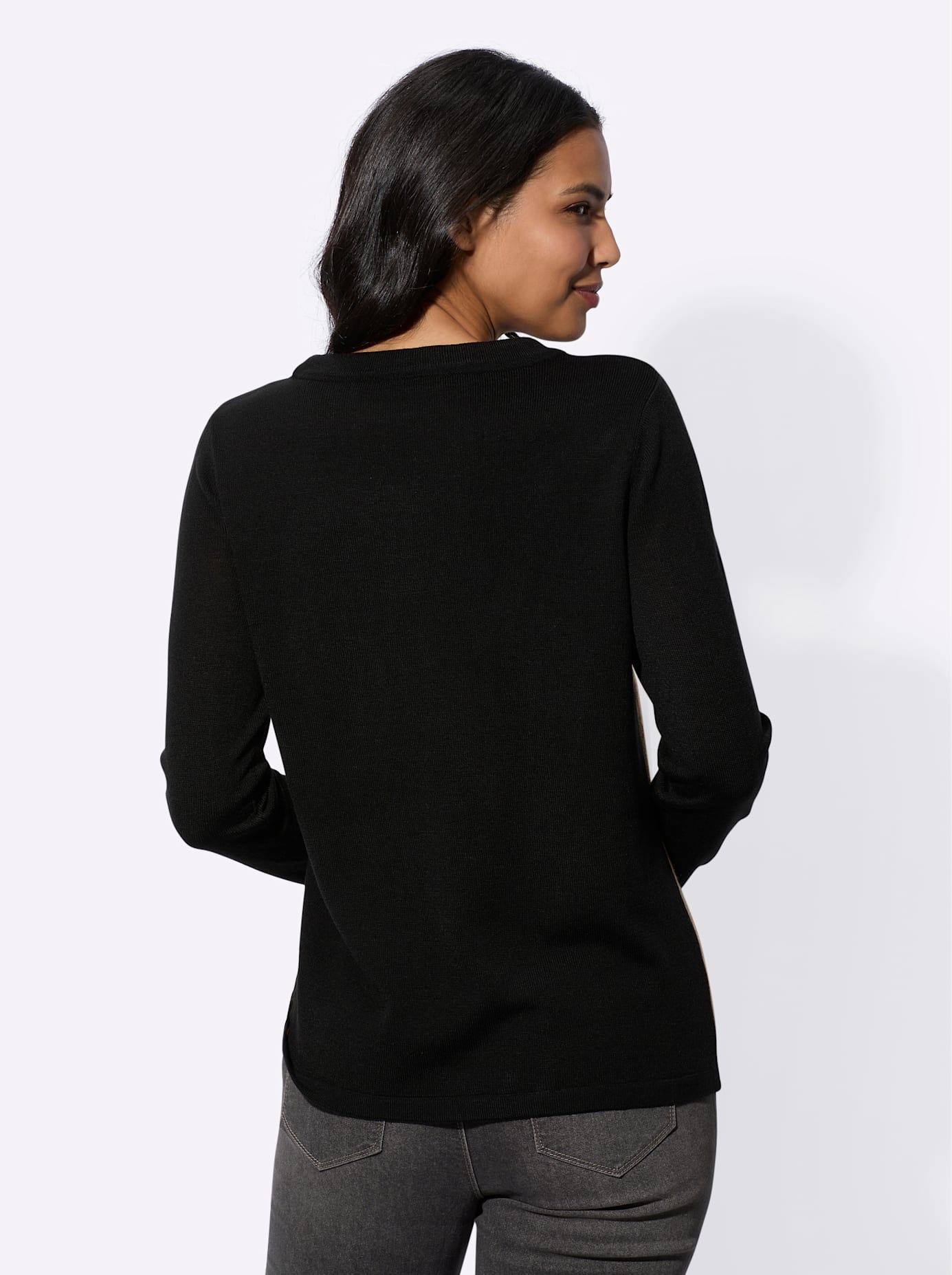 Thumbnail - Classic Basics Rundhalspullover "Langarm-Pullover"